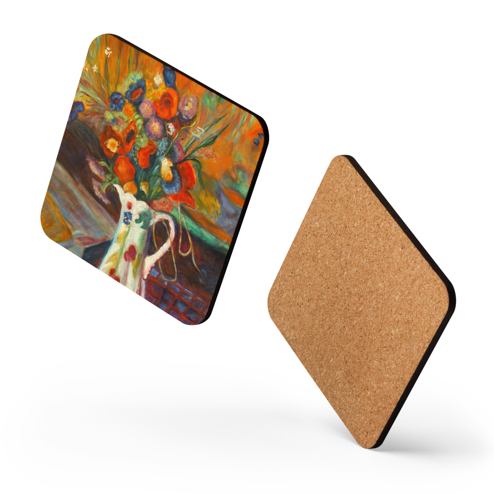 Homiger to Albert Andre - Cork-back coaster
