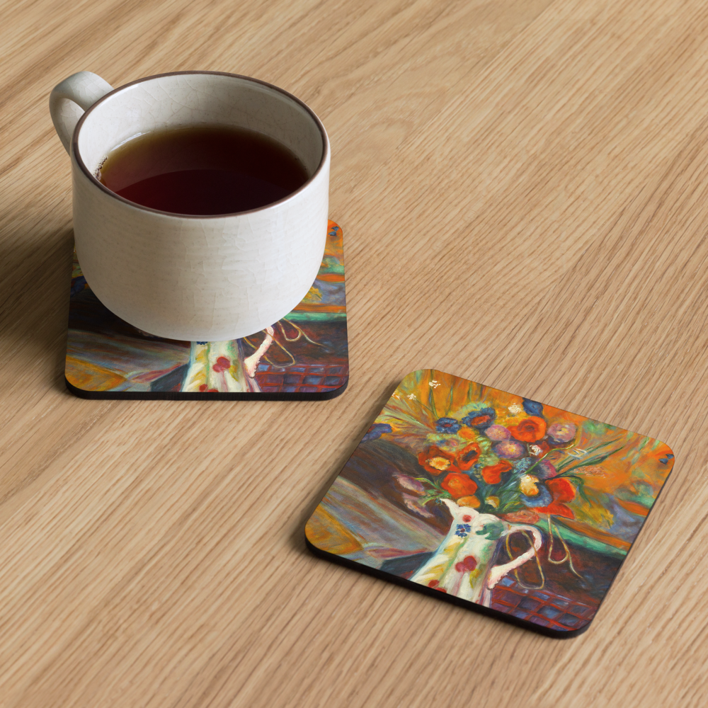 Homiger to Albert Andre - Cork-back coaster