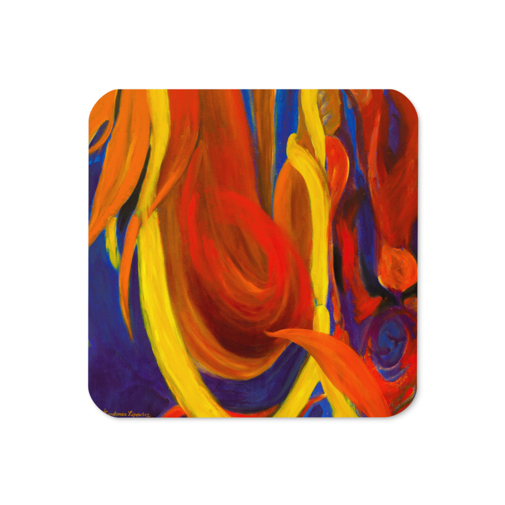 Red Forest - Cork-back coaster