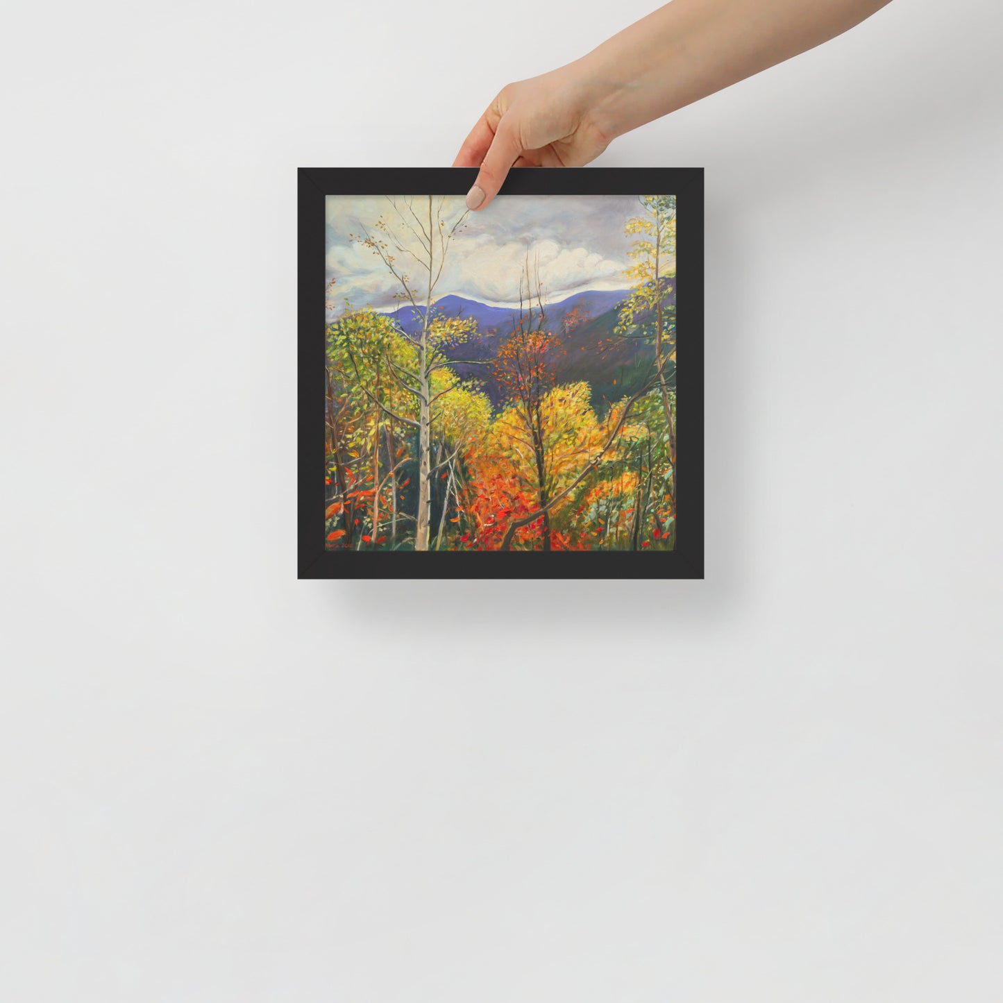 Fall in Adirondacks 3 - Framed Matte Paper Poster