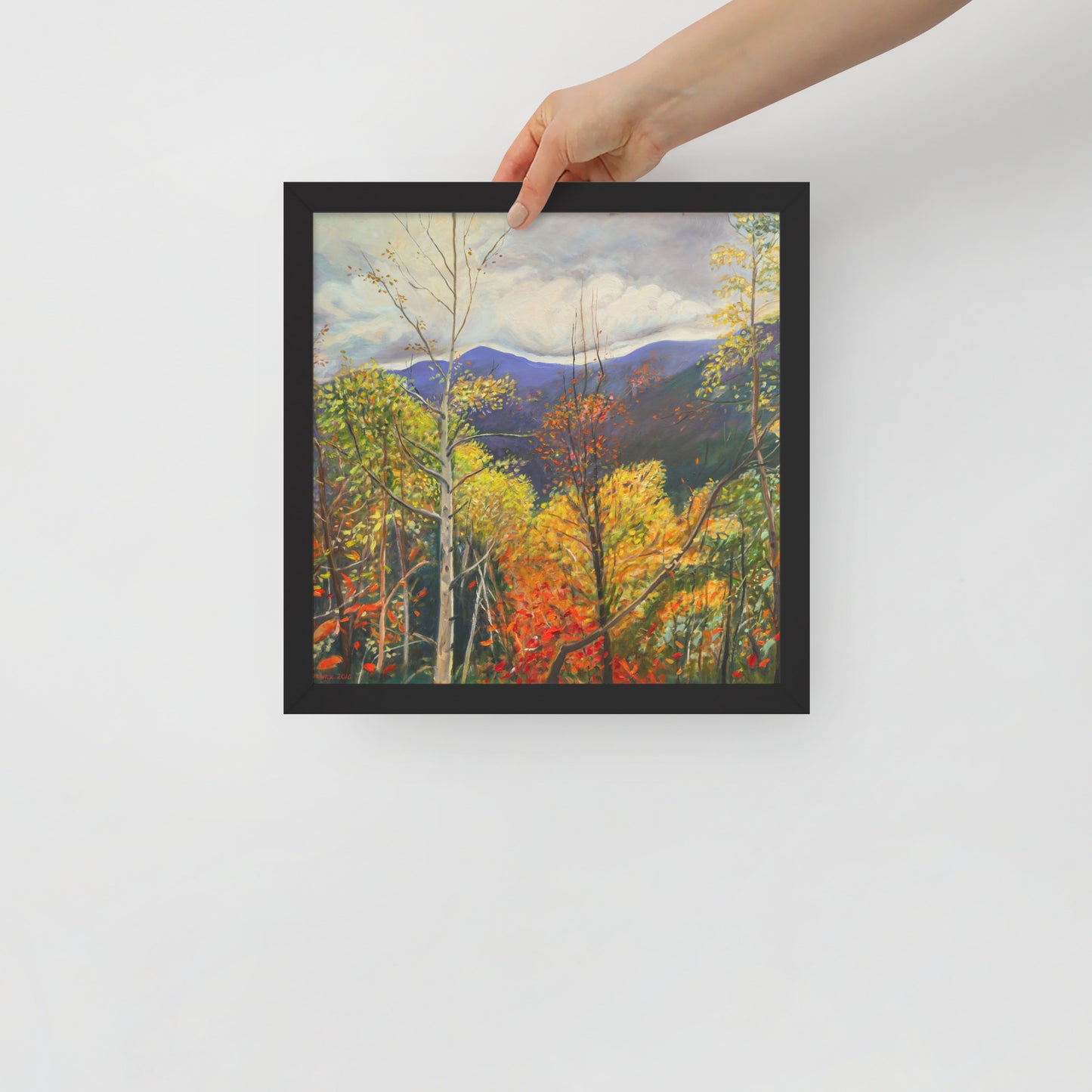 Fall in Adirondacks 3 - Framed Matte Paper Poster
