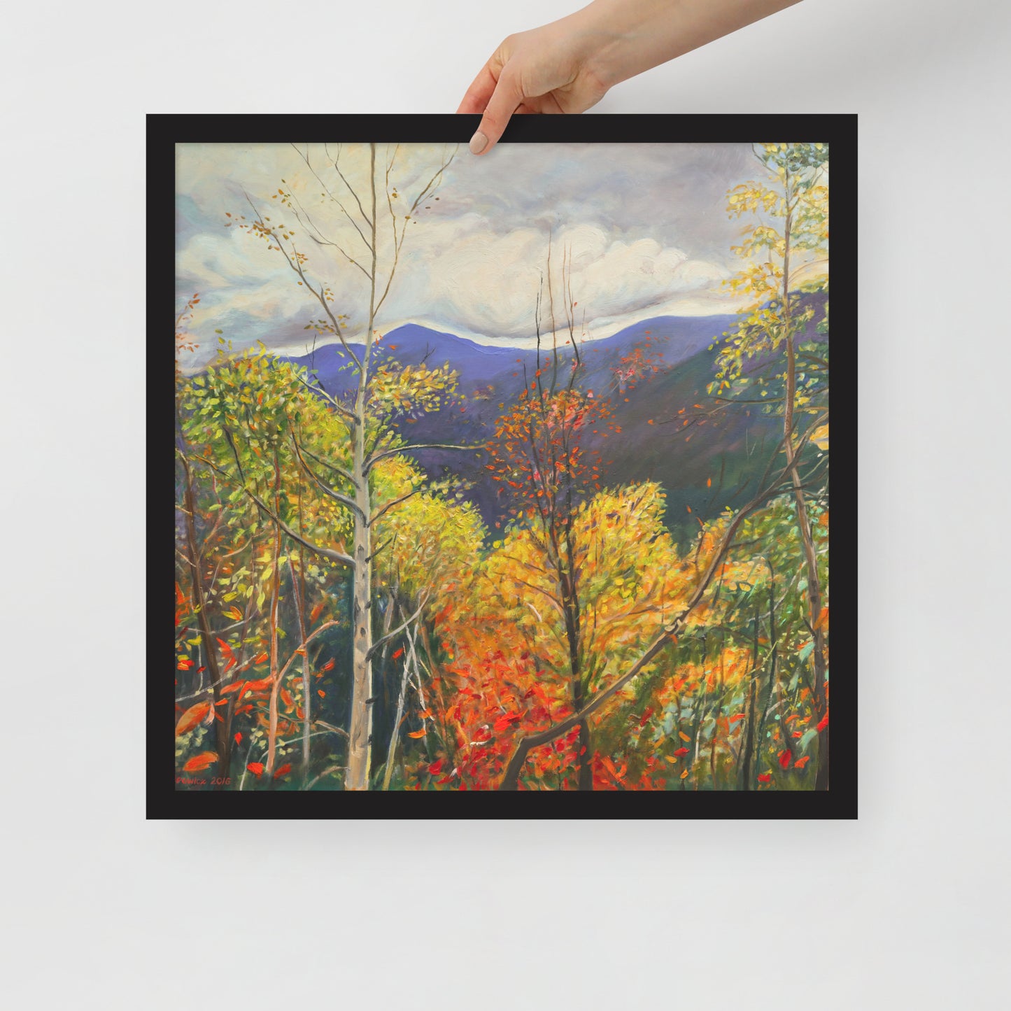 Fall in Adirondacks 3 - Framed Matte Paper Poster