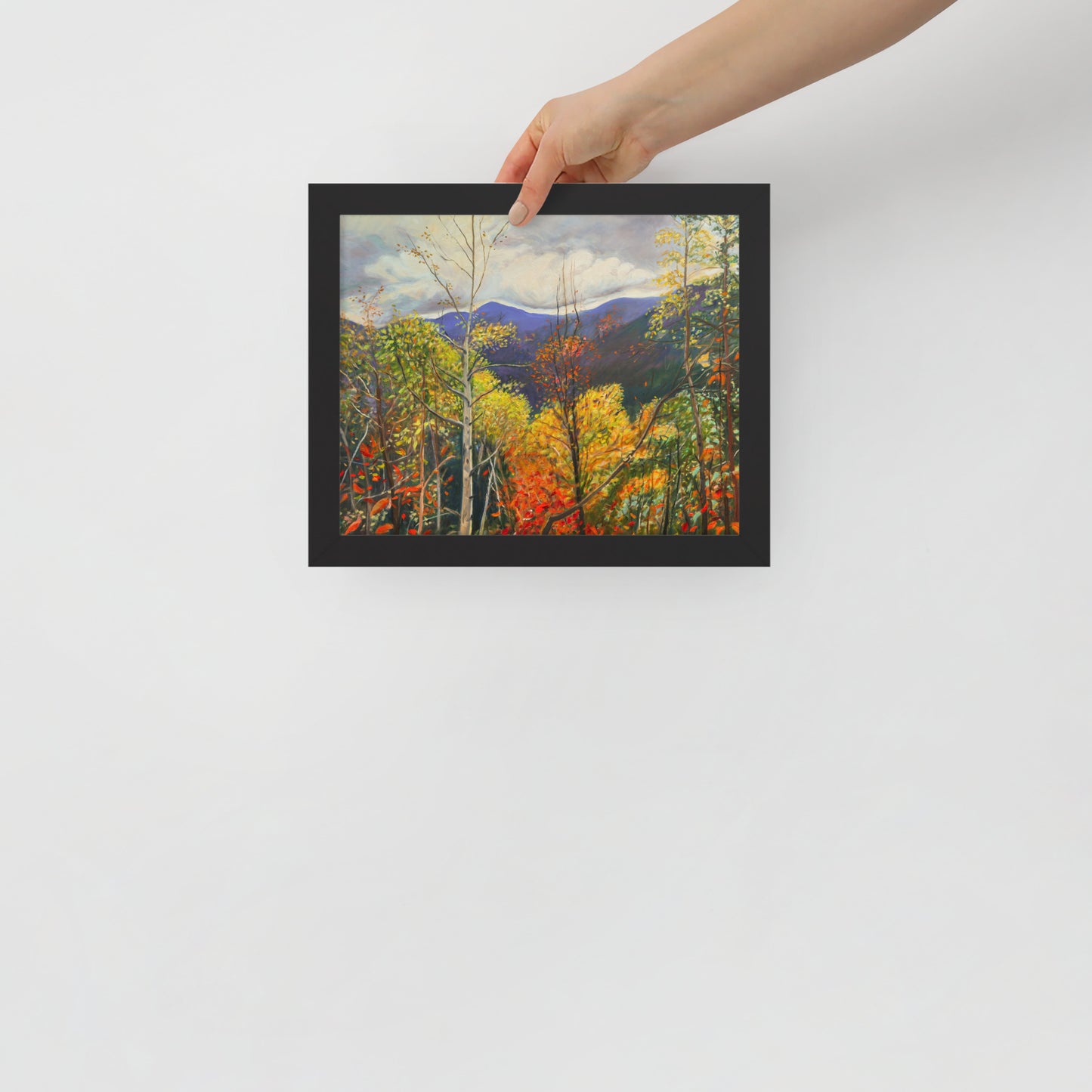 Fall in Adirondacks 3 - Framed Matte Paper Poster