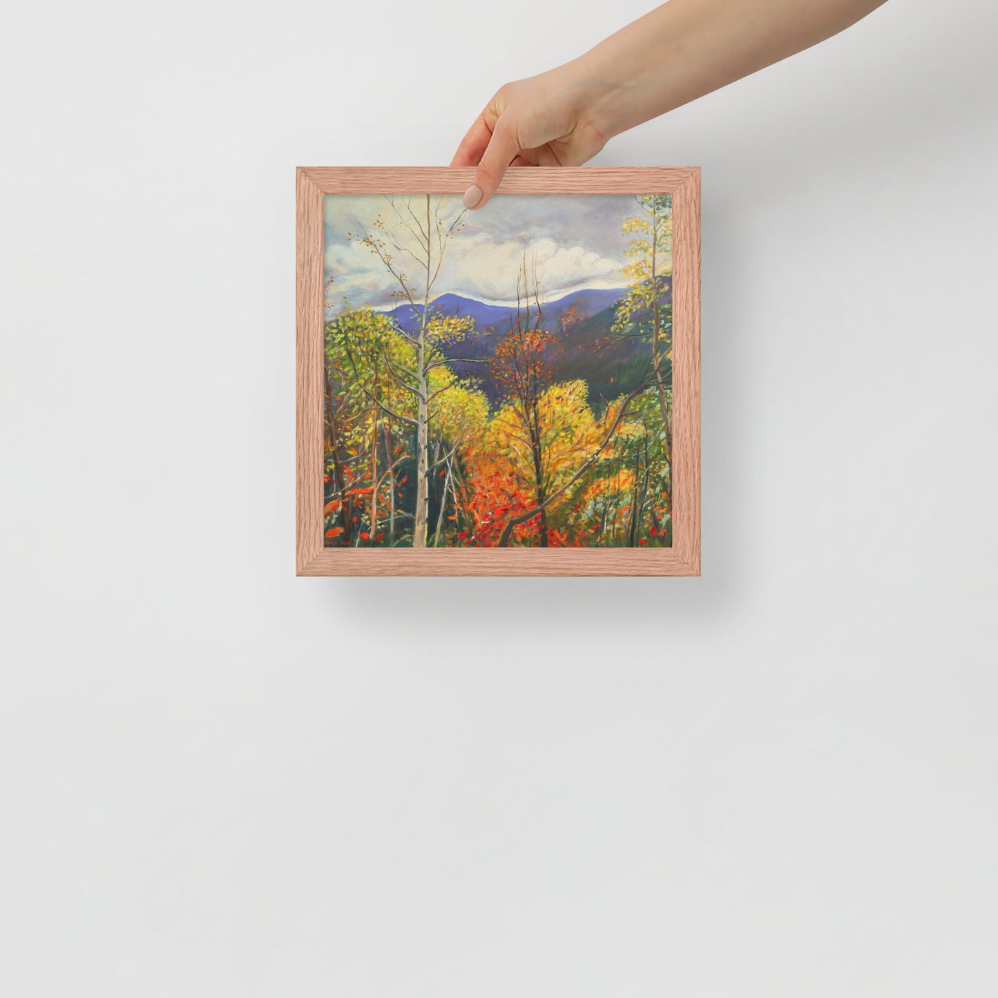 Fall in Adirondacks 3 - Framed Matte Paper Poster