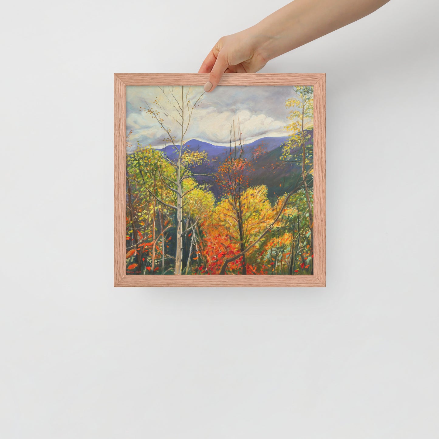 Fall in Adirondacks 3 - Framed Matte Paper Poster