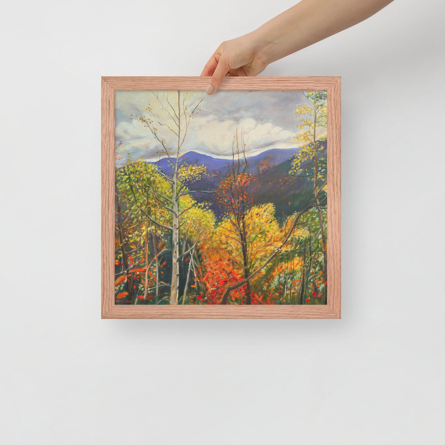 Fall in Adirondacks 3 - Framed Matte Paper Poster