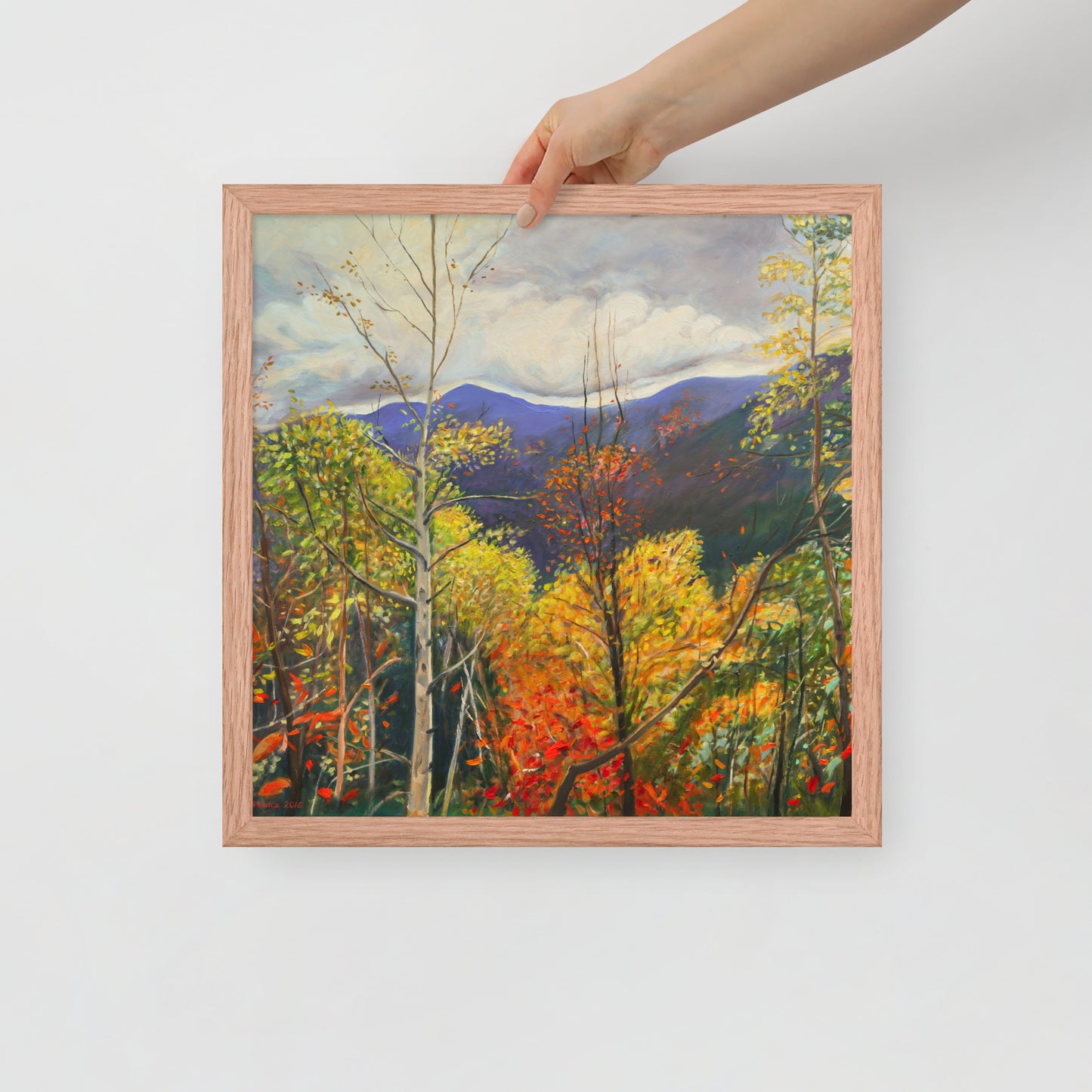 Fall in Adirondacks 3 - Framed Matte Paper Poster