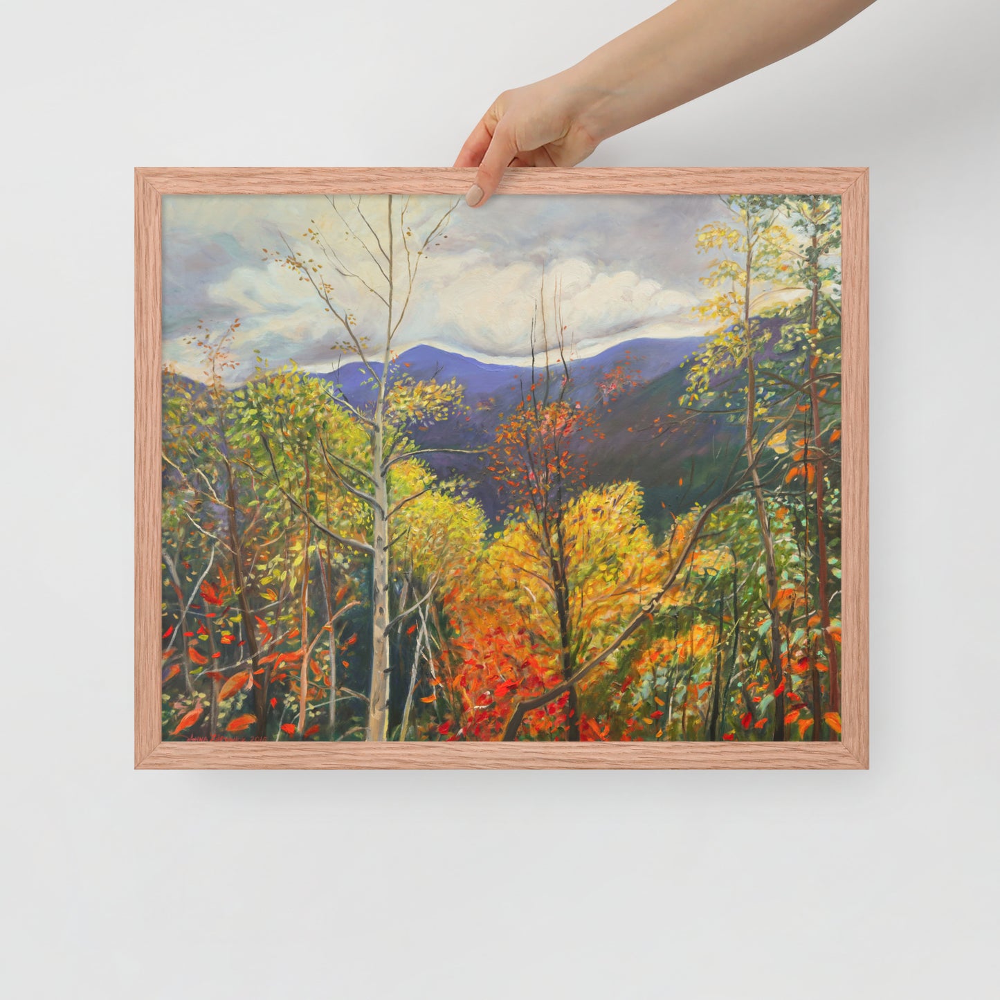 Fall in Adirondacks 3 - Framed Matte Paper Poster