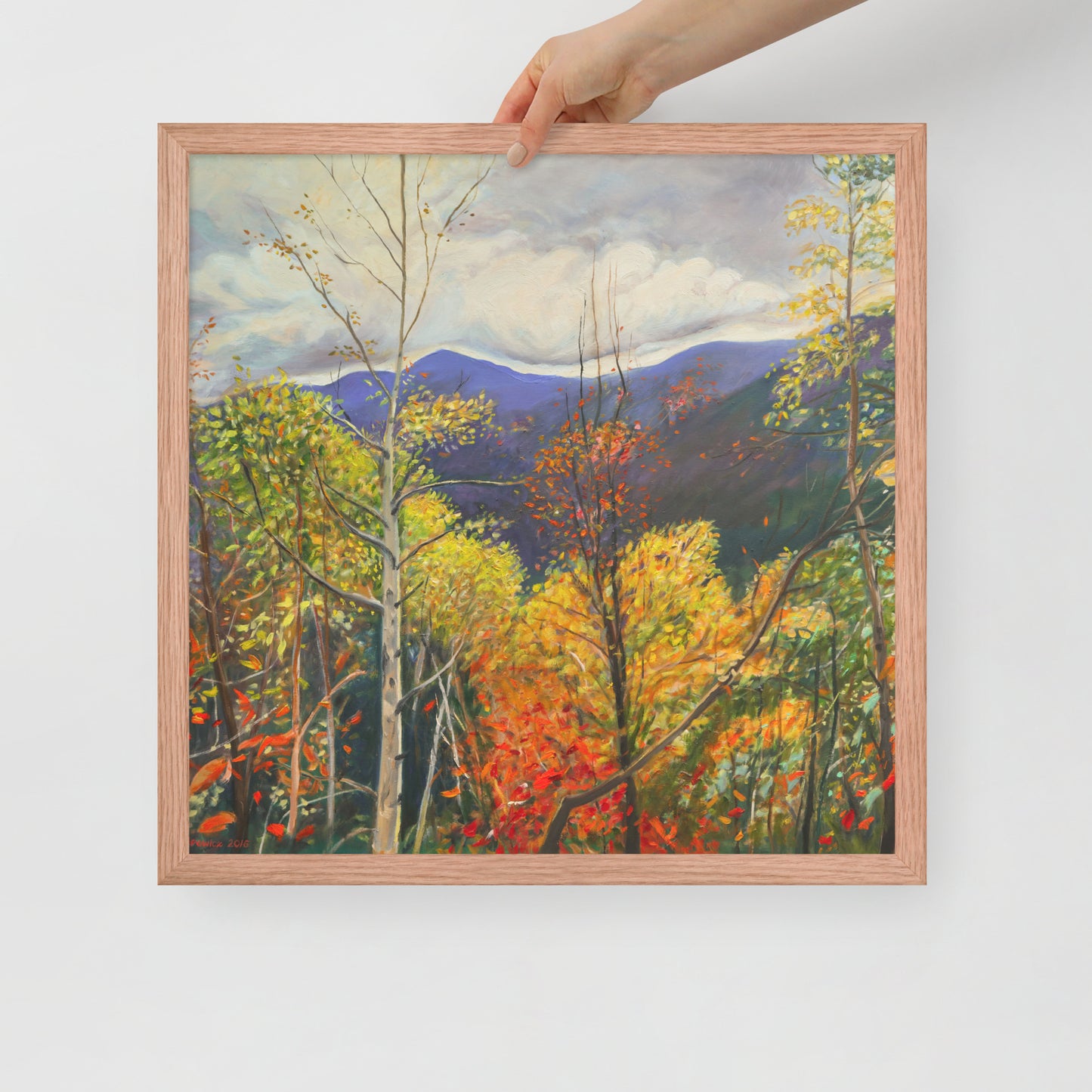Fall in Adirondacks 3 - Framed Matte Paper Poster