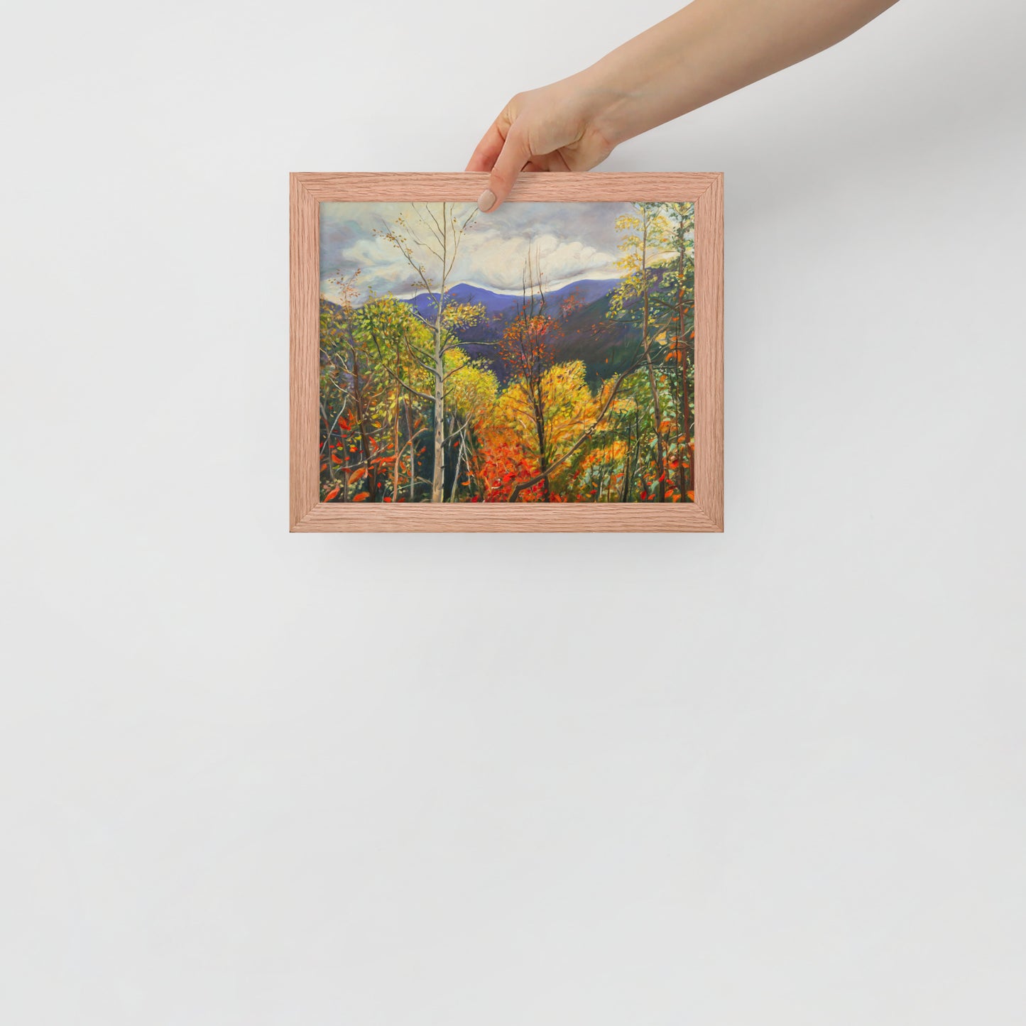 Fall in Adirondacks 3 - Framed Matte Paper Poster