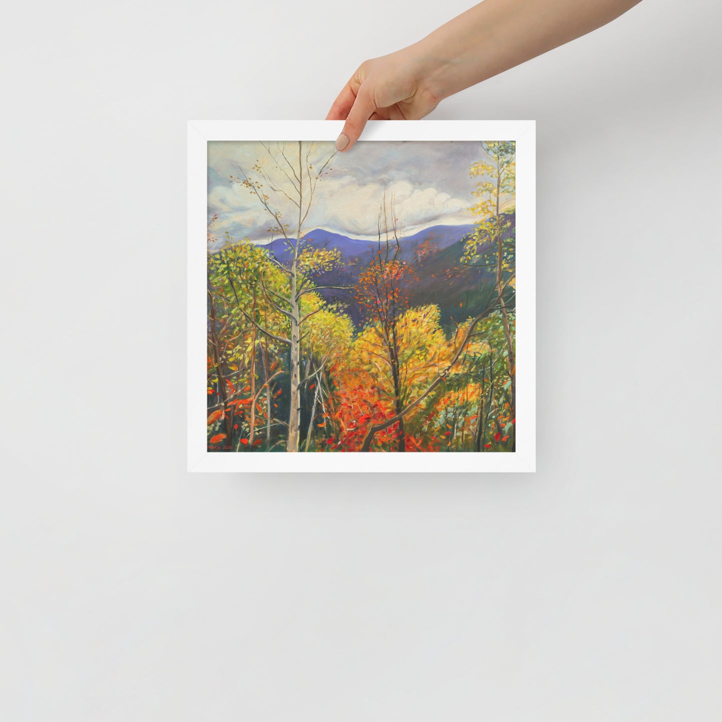 Fall in Adirondacks 3 - Framed Matte Paper Poster