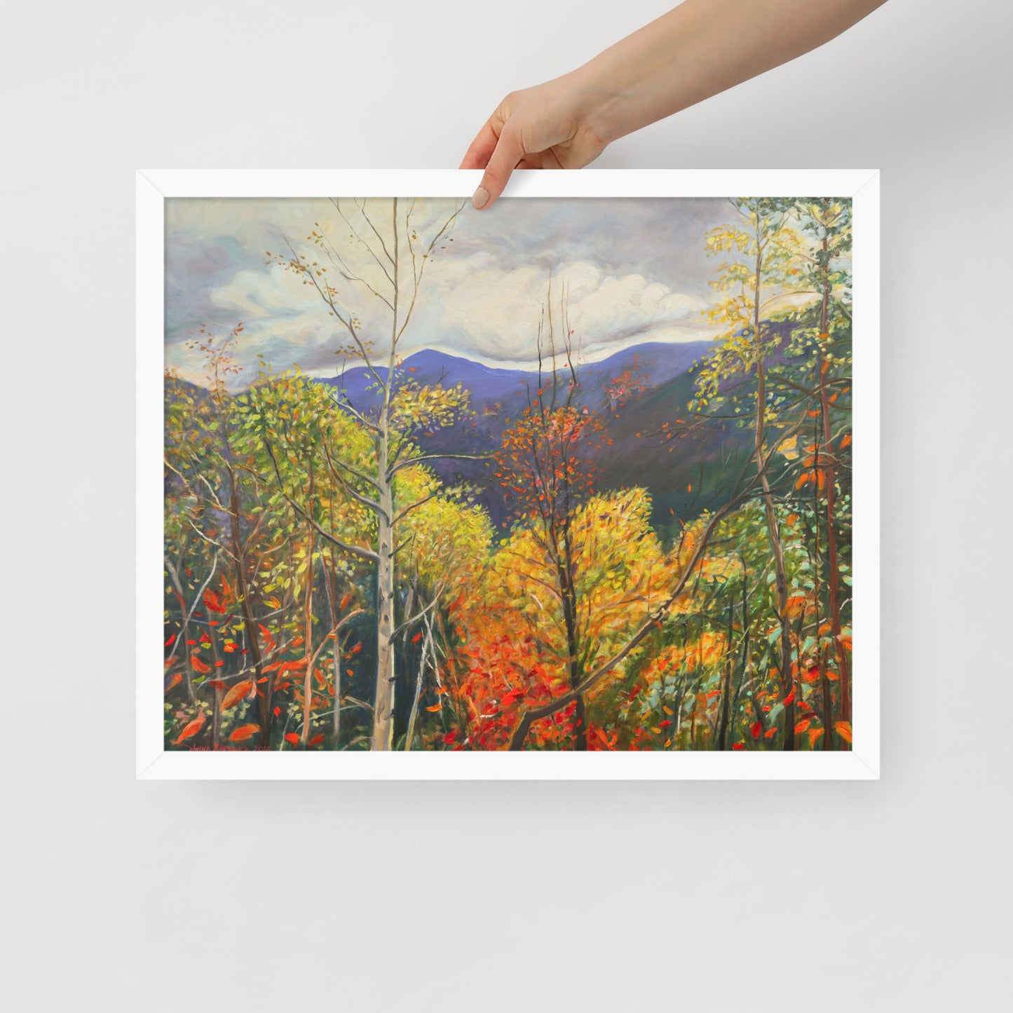 Fall in Adirondacks 3 - Framed Matte Paper Poster
