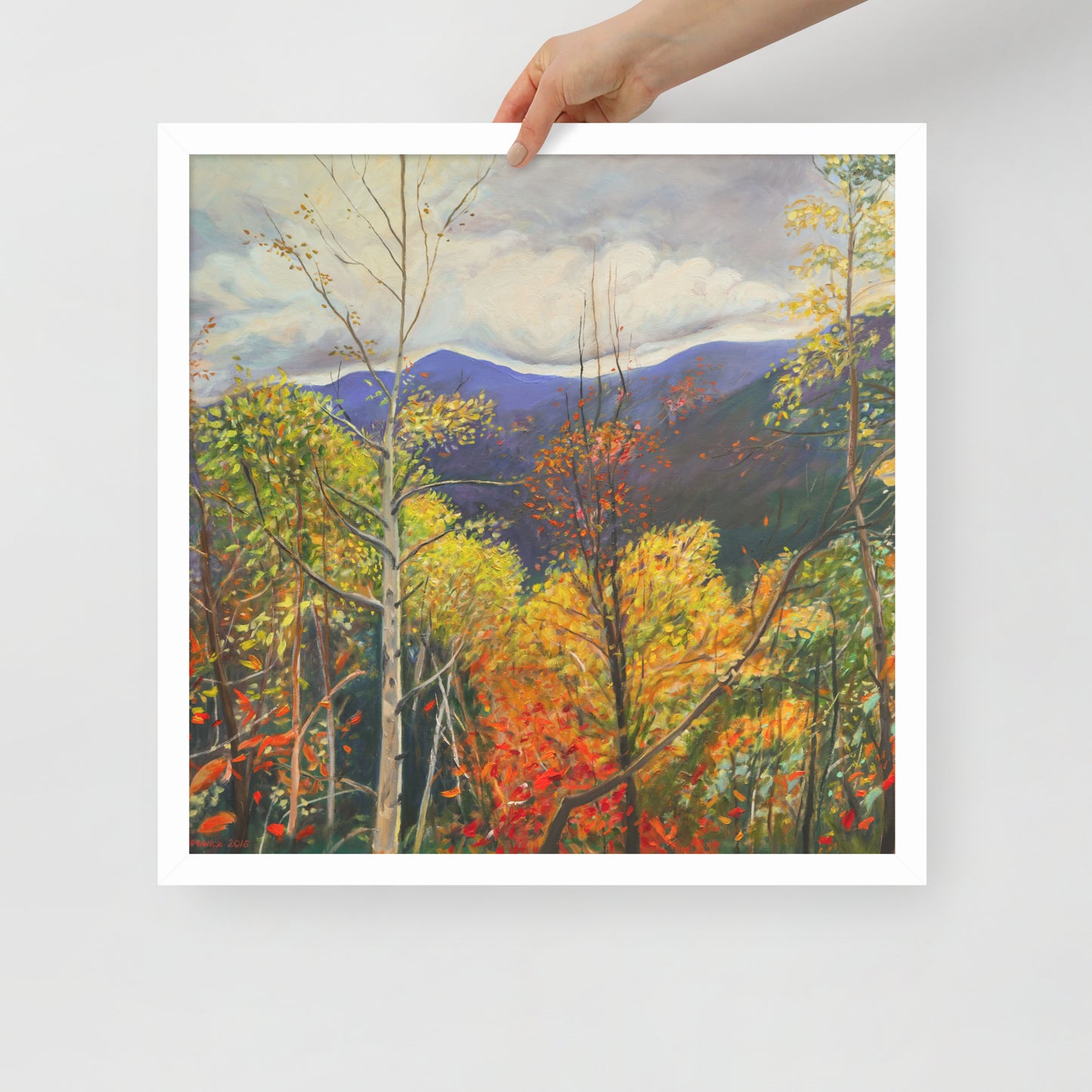 Fall in Adirondacks 3 - Framed Matte Paper Poster