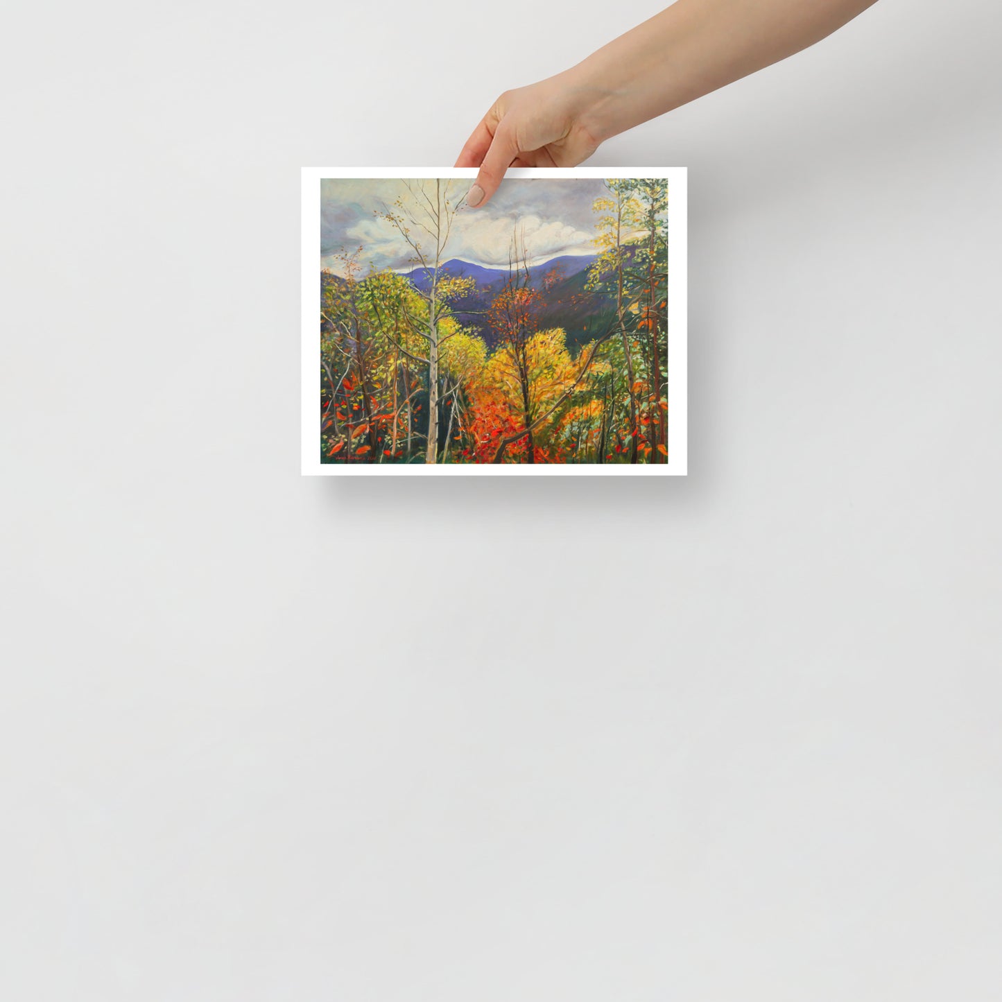 Fall in Adirondacks 3 - Matte Paper Poster
