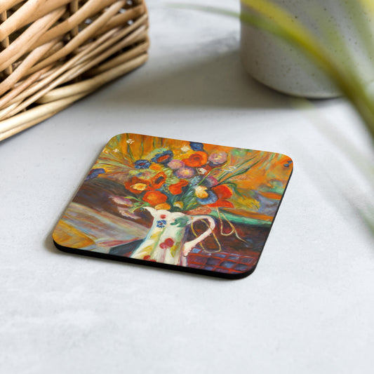 Homiger to Albert Andre - Cork-back coaster