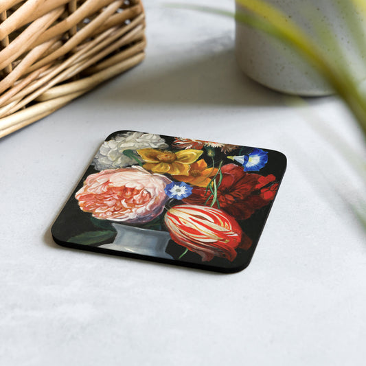 Flowers - Cork-back coaster