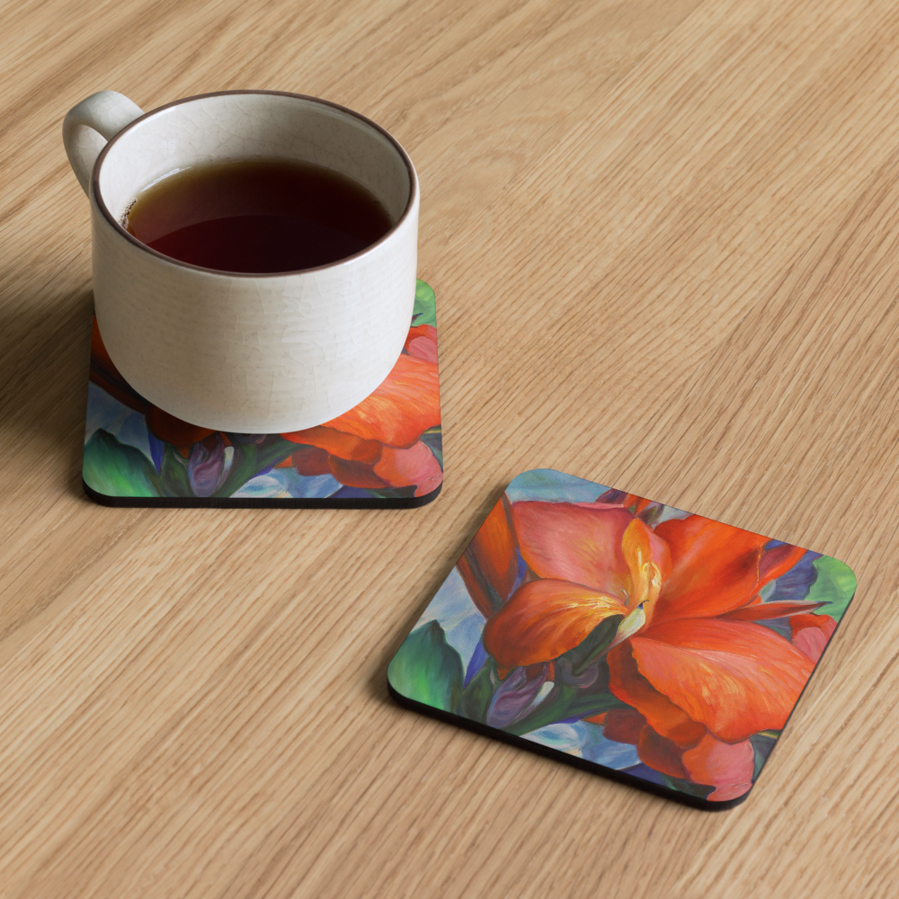 Cannova Canna - Cork-back coaster