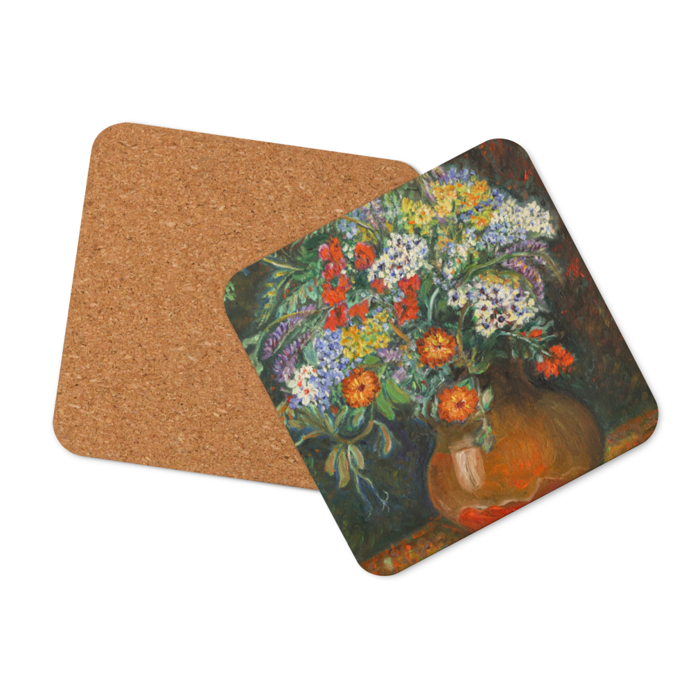 Bouquet of Flowers 2 - Cork-back coaster
