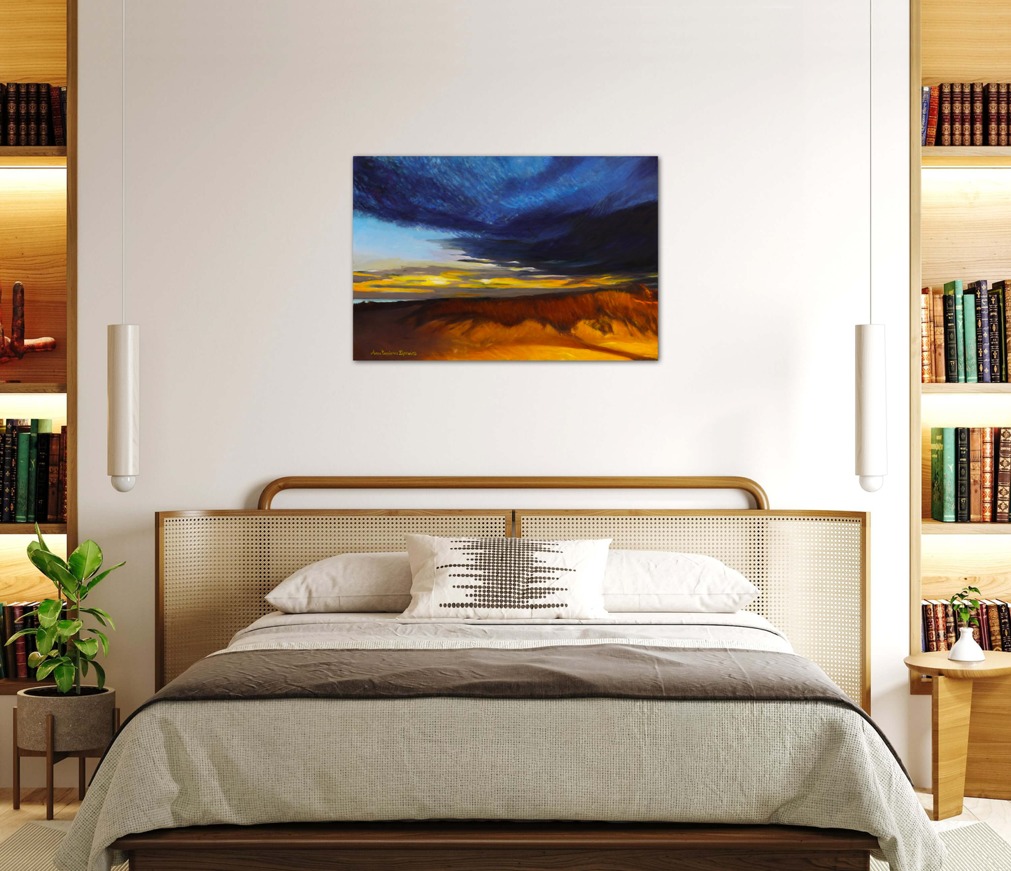 Sand Dunes at Sunset