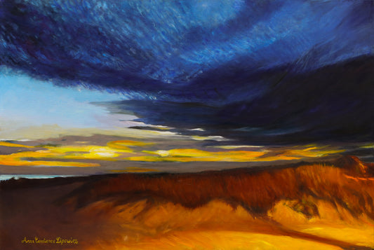 Sand Dunes at Sunset