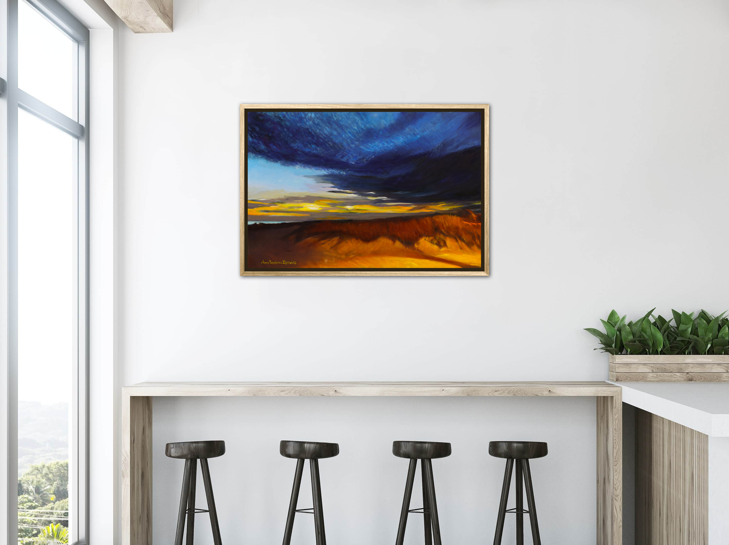 Sand Dunes at Sunset
