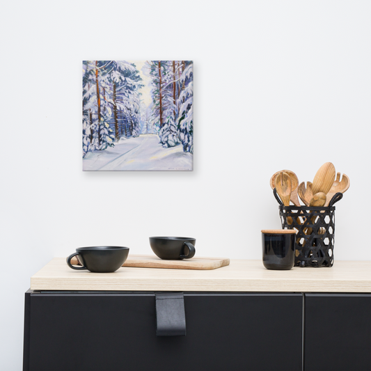 Winter Scene - Canvas Print