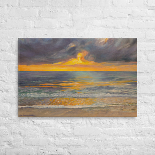 Sunset in Clearwater - Canvas Print