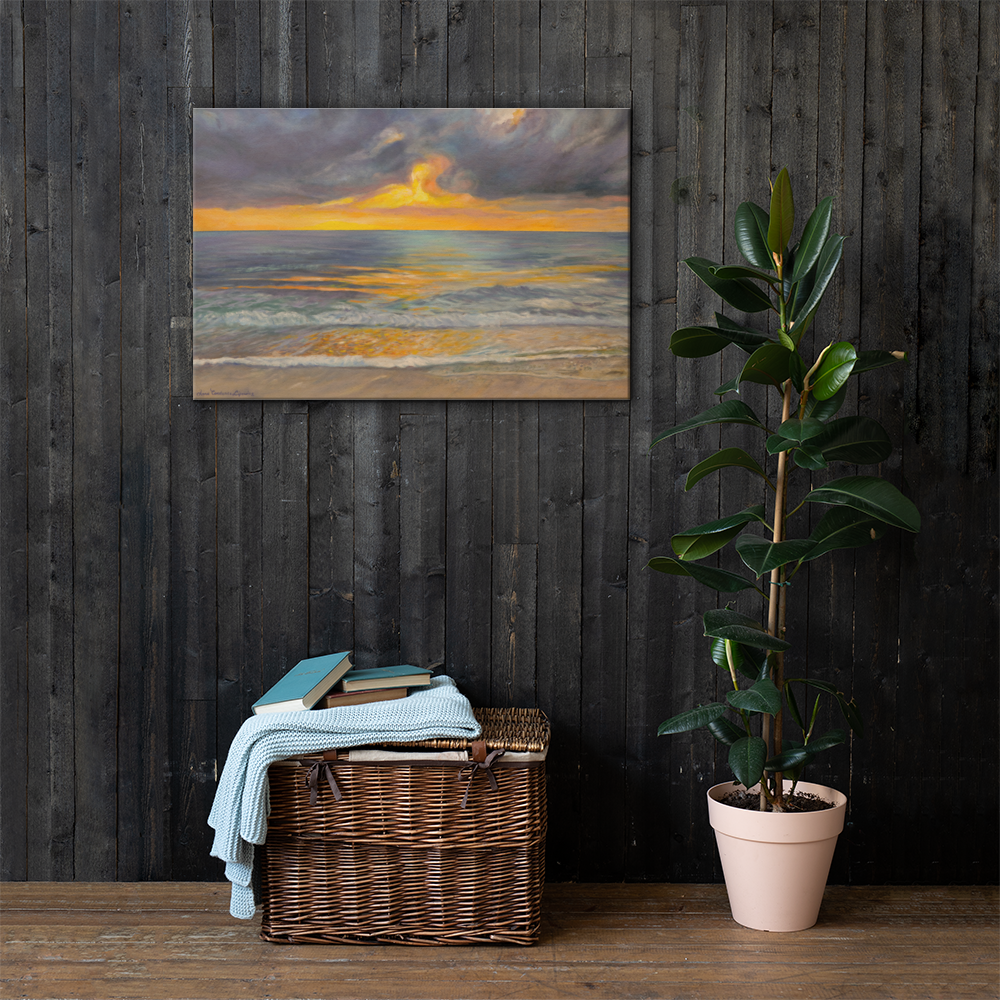Sunset in Clearwater - Canvas Print