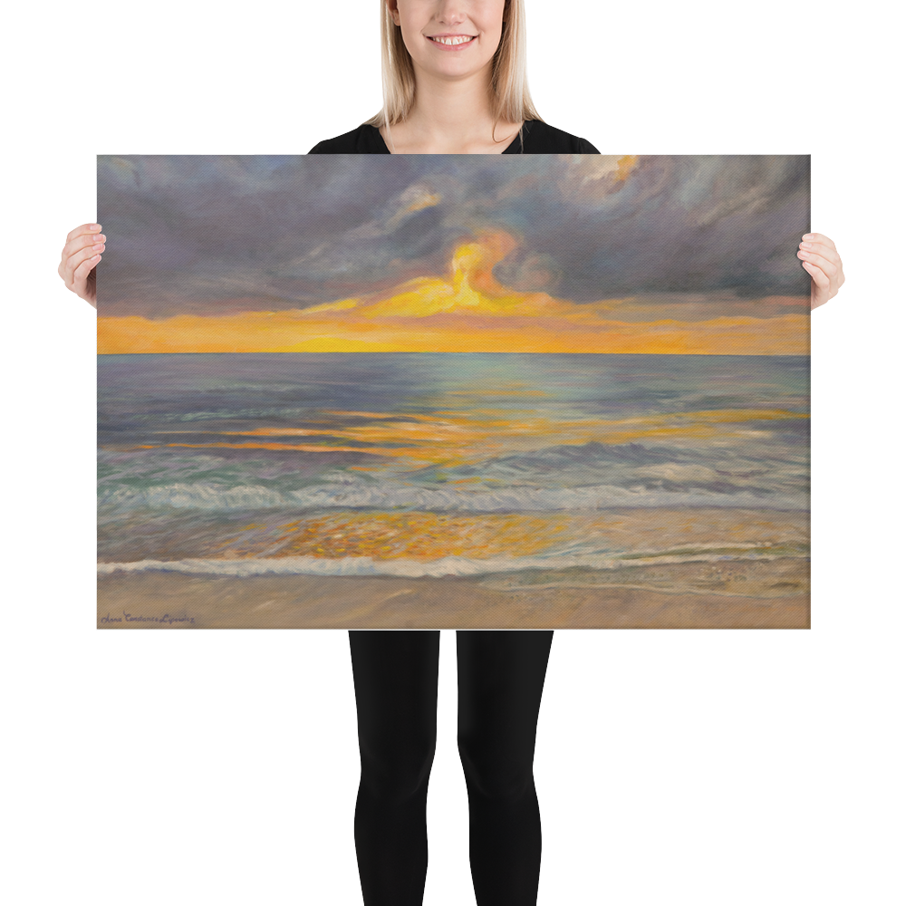 Sunset in Clearwater - Canvas Print