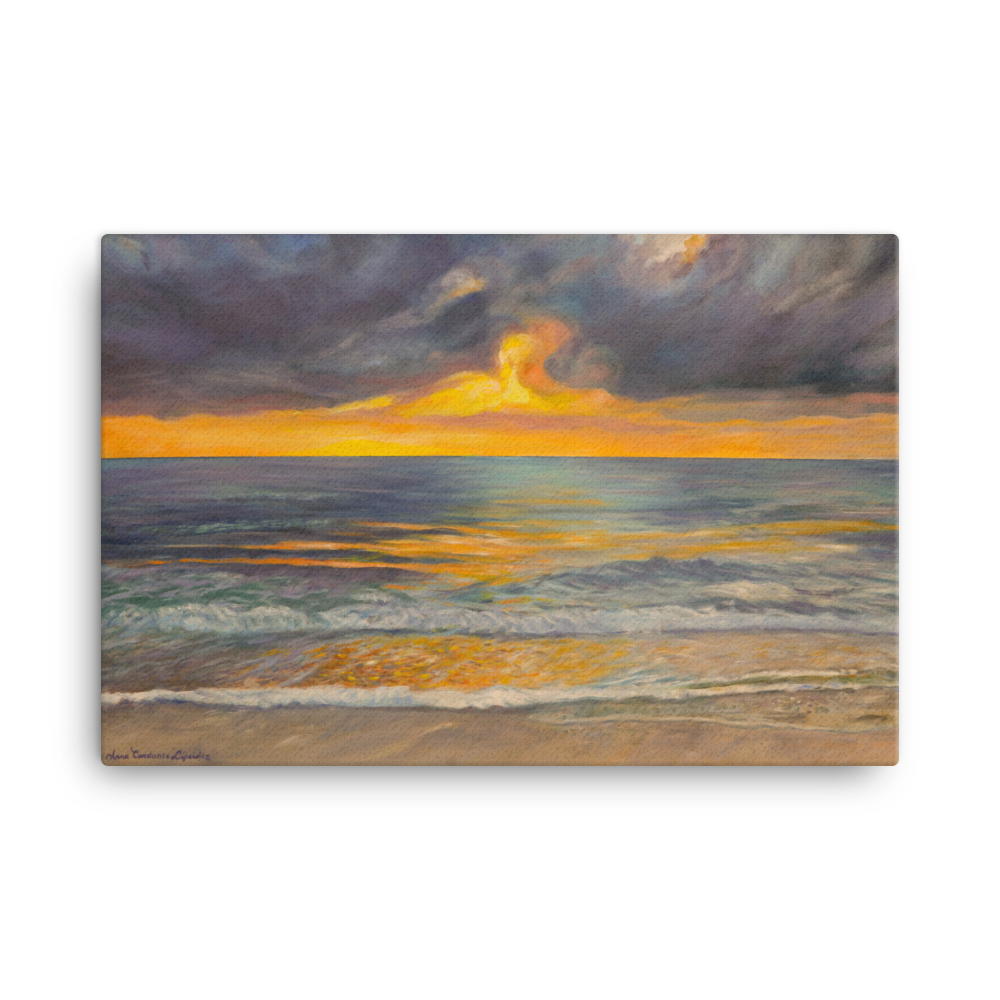 Sunset in Clearwater - Canvas Print