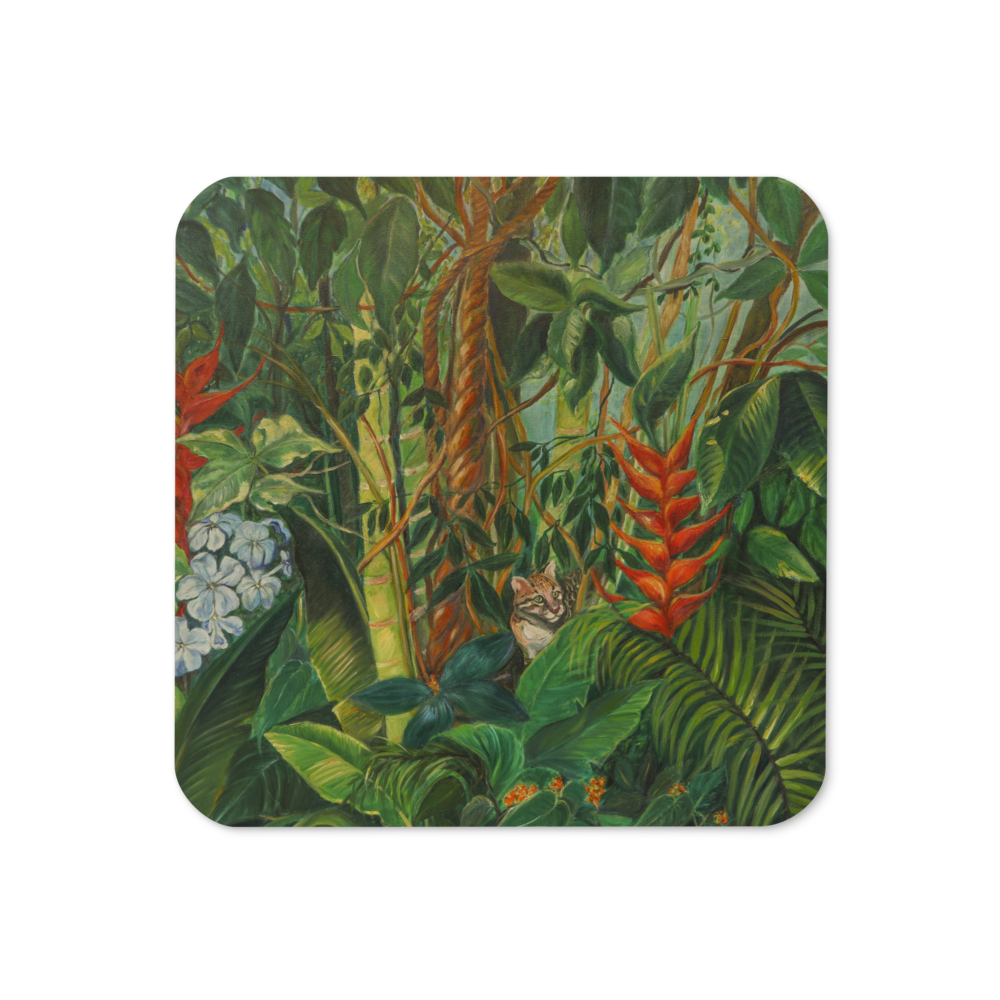 Tropical Spell - Cork-back coaster