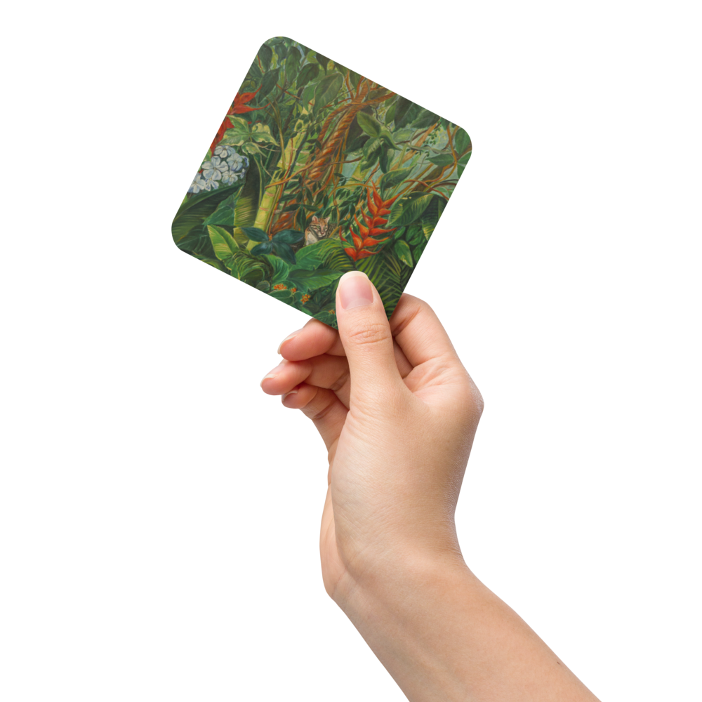 Tropical Spell - Cork-back coaster