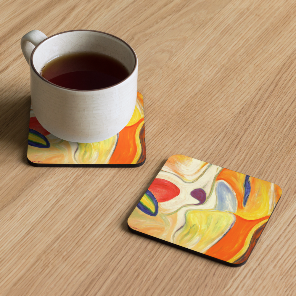 Rise of a Dove - Cork-back coaster