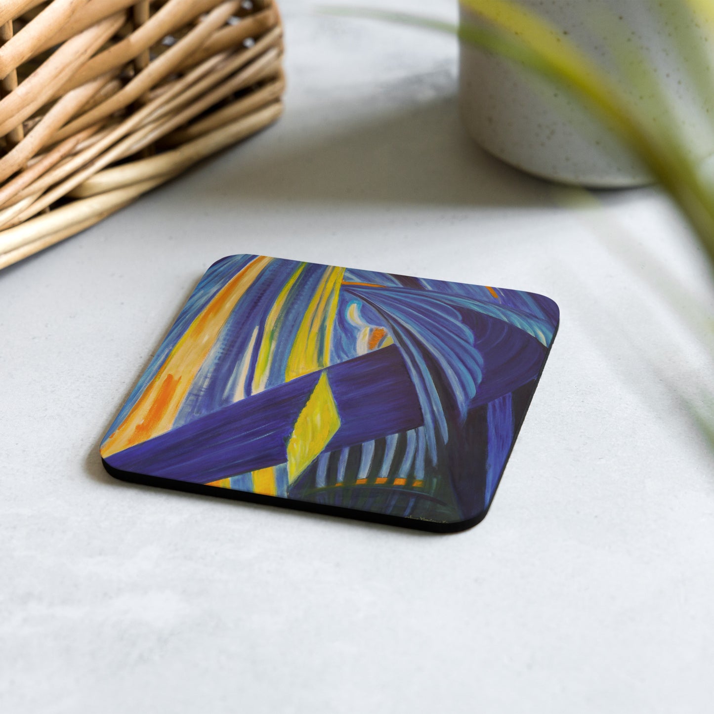Northern Blues - Cork-back coaster
