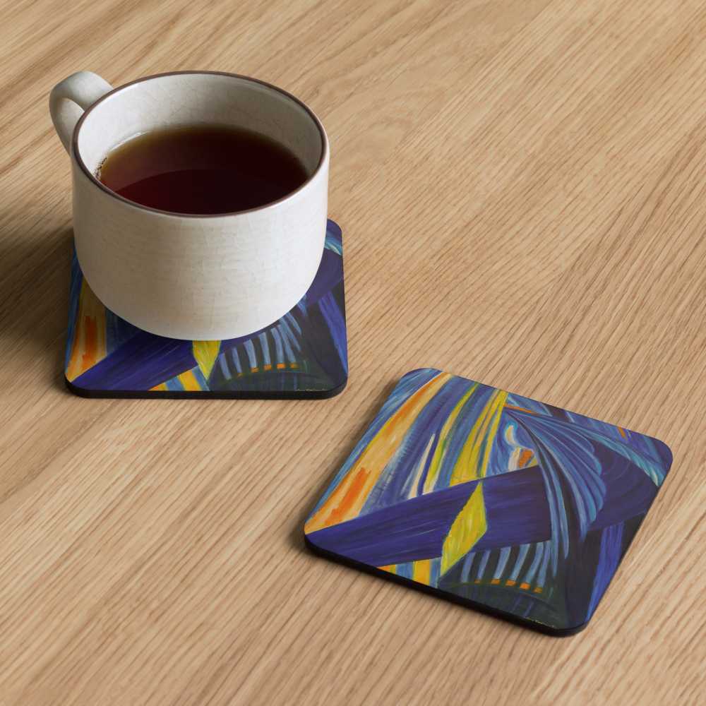 Northern Blues - Cork-back coaster