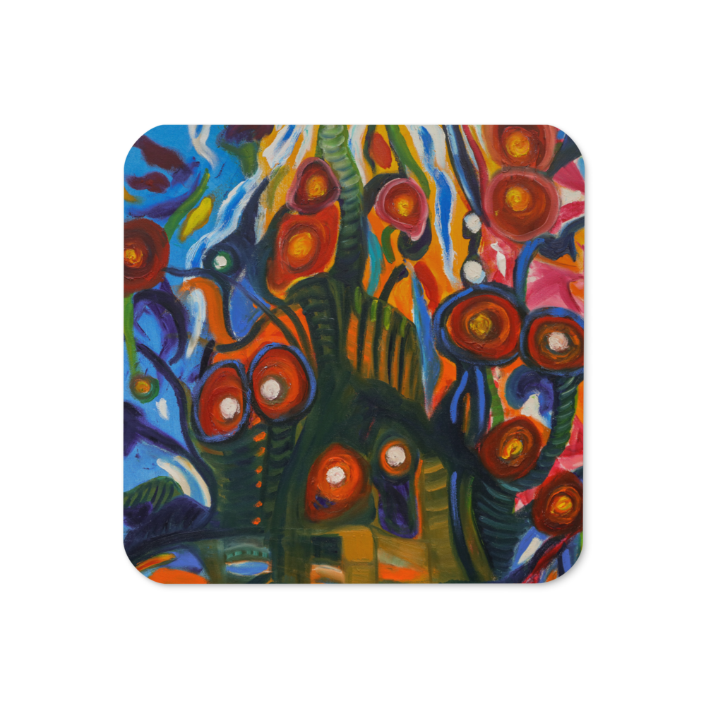 Curiosity - Cork-back coaster
