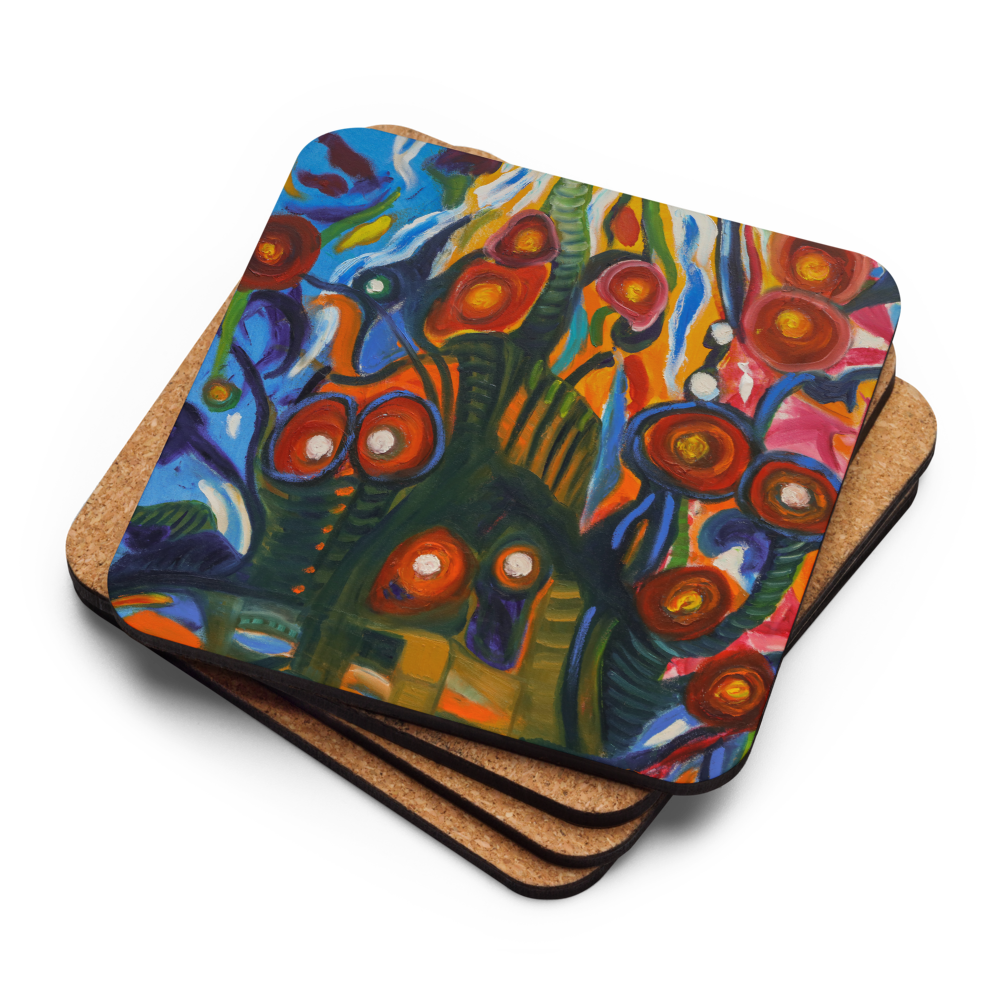Curiosity - Cork-back coaster