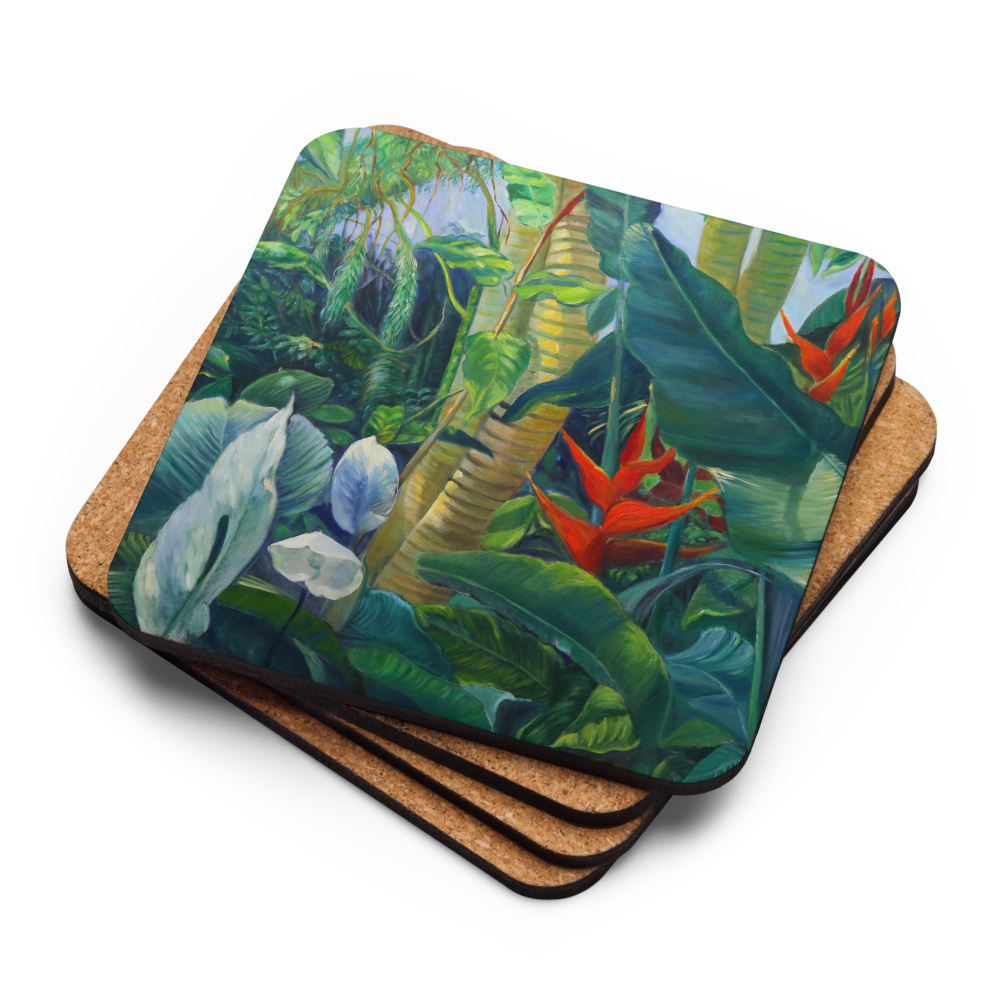 Abundance - Cork-back coaster