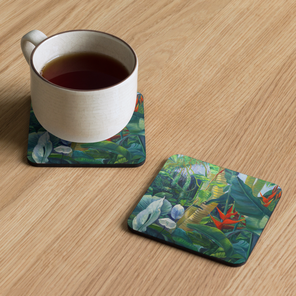 Abundance - Cork-back coaster