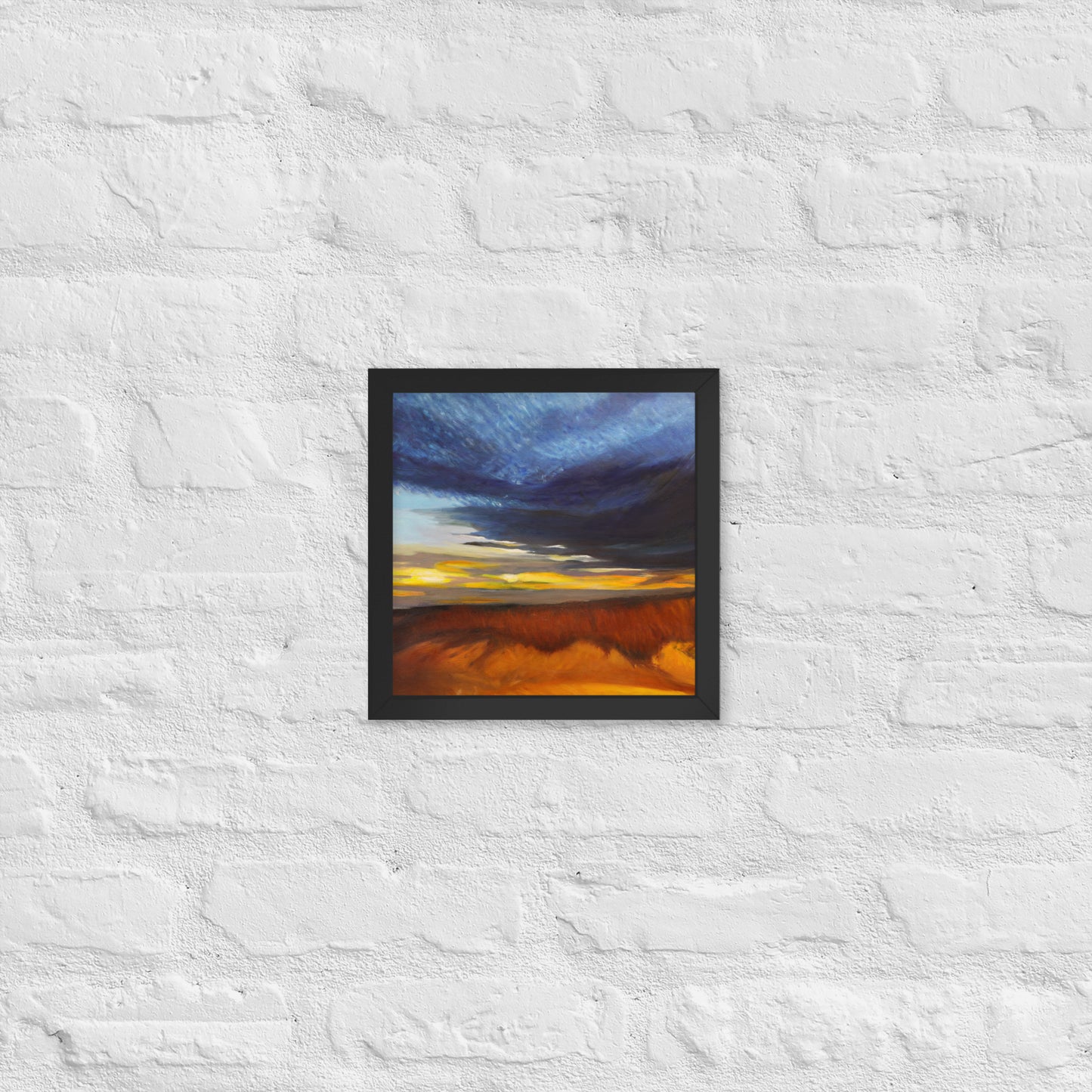 Sand Dunes at Sunset - Framed Matte Paper Poster