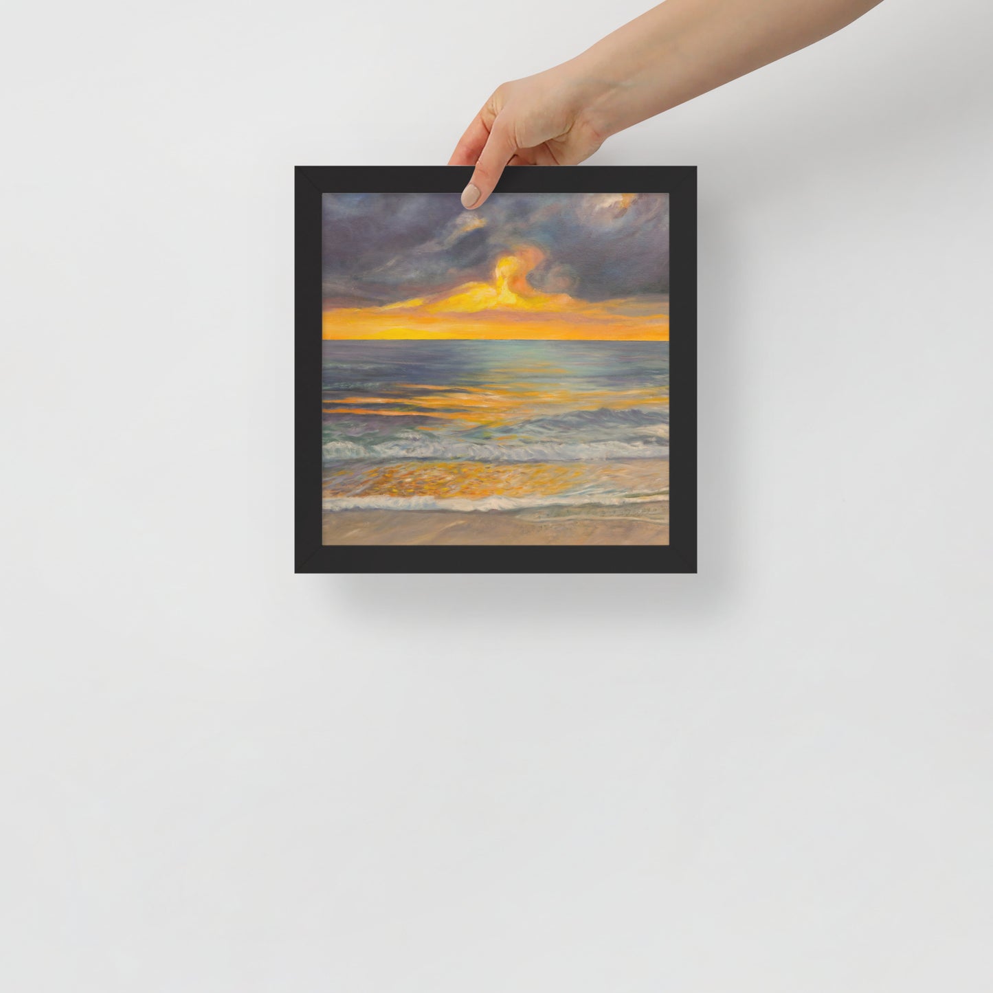 Sunset in Clearwater - Framed Matte Paper Poster