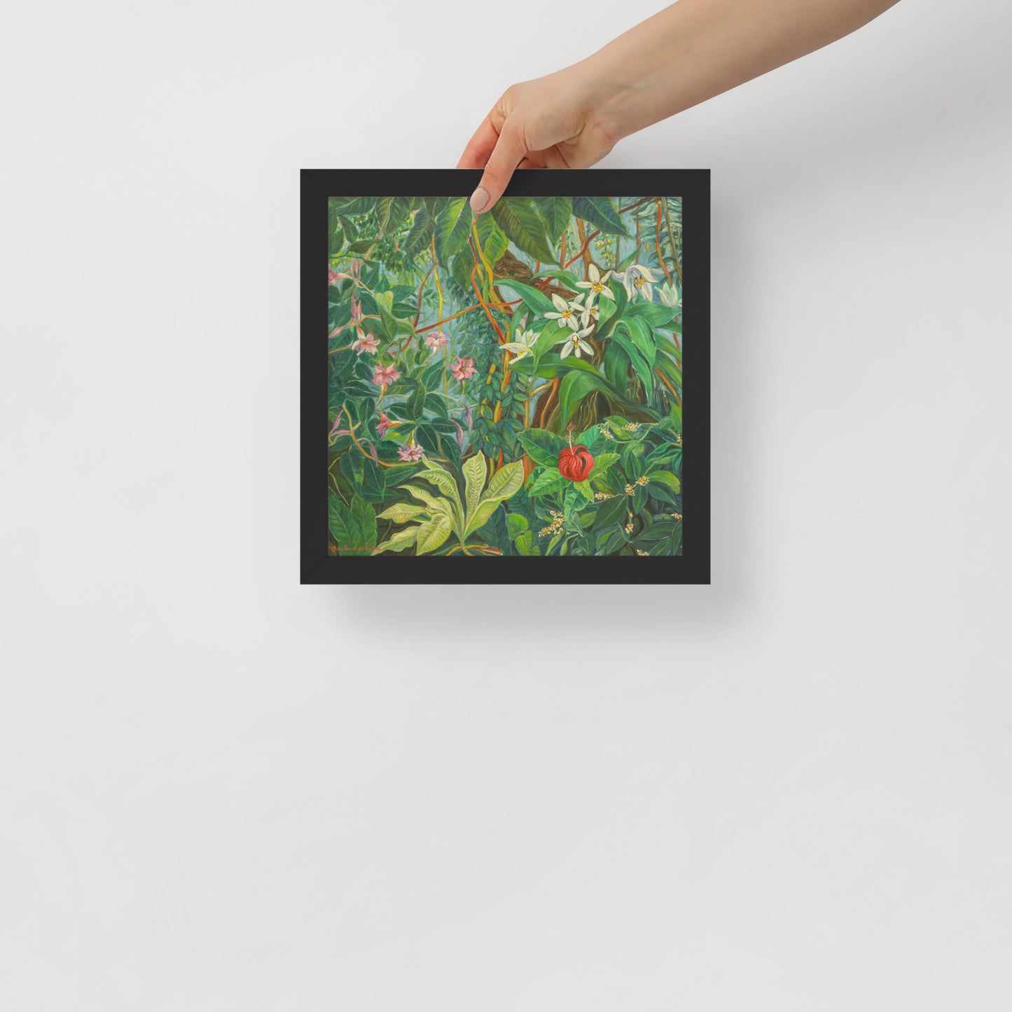Tropical Bloom - Framed Matte Paper Poster