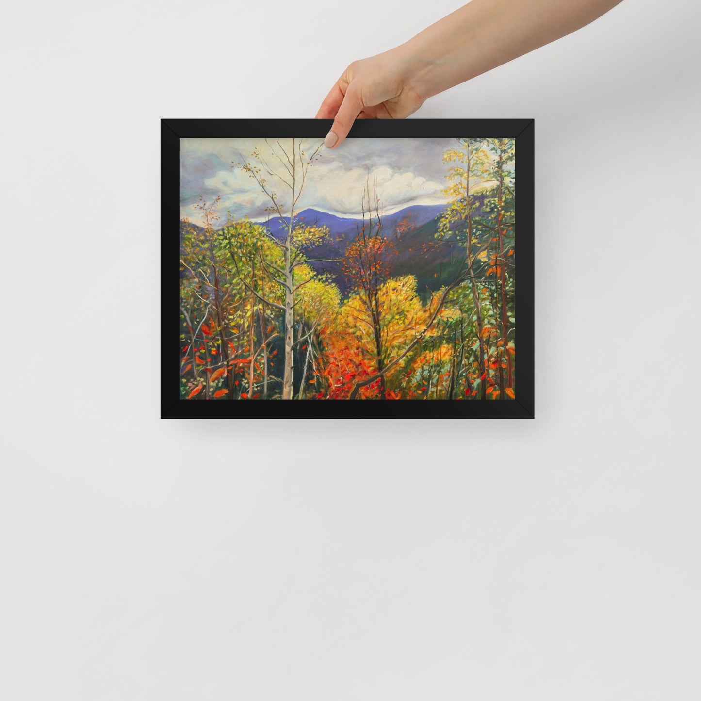 Fall in Adirondacks 3 - Framed Matte Paper Poster