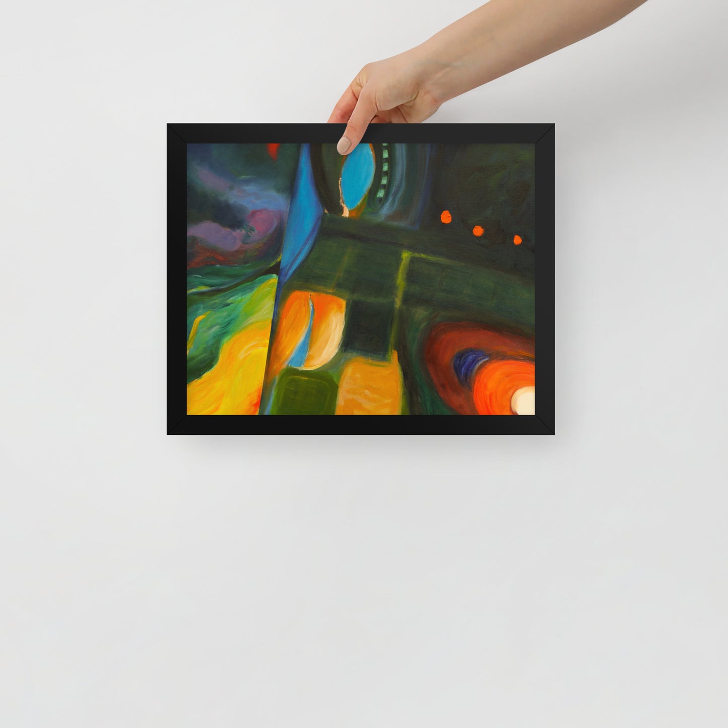 The World Behind - Framed Matte Paper Poster