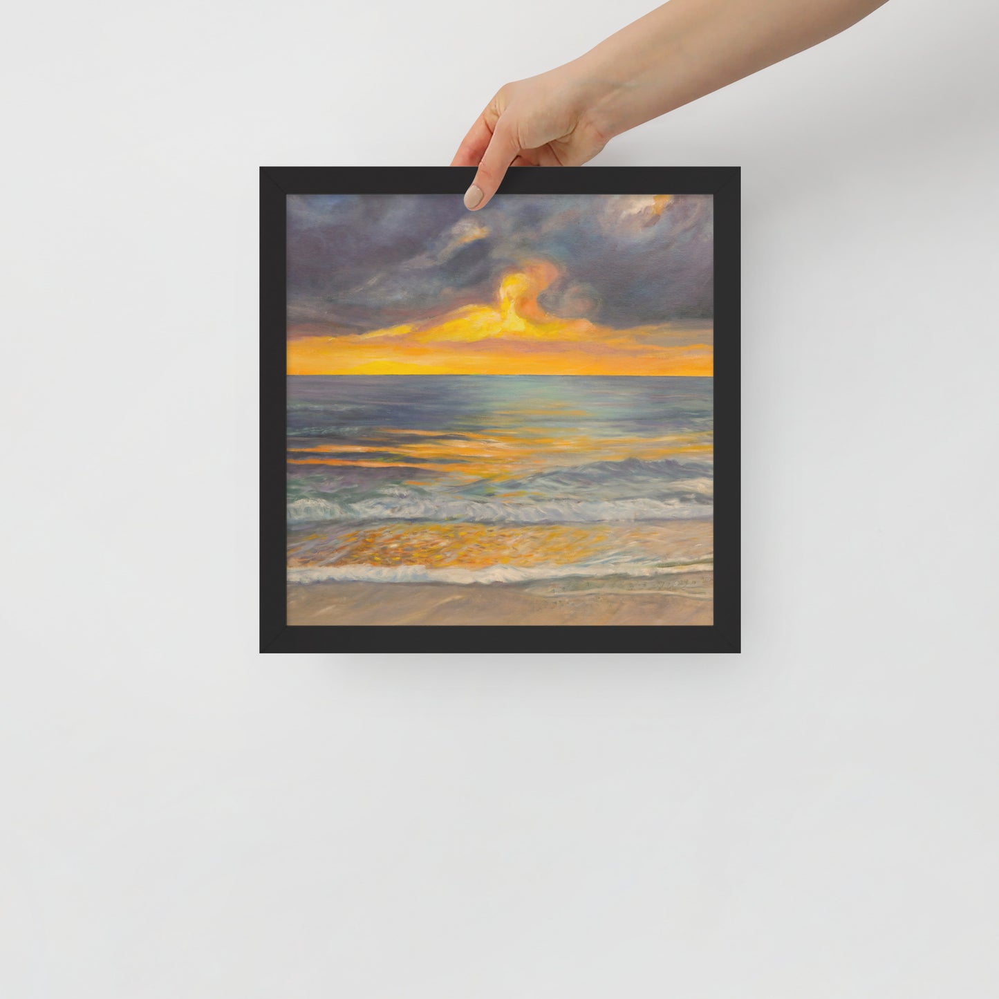 Sunset in Clearwater - Framed Matte Paper Poster