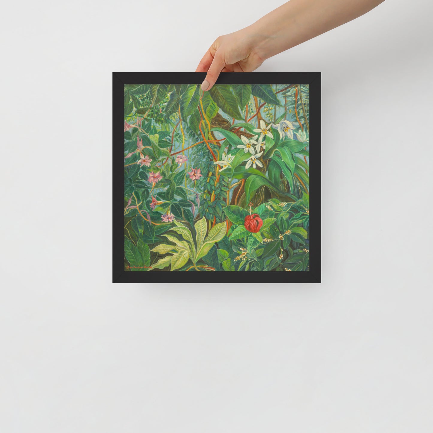 Tropical Bloom - Framed Matte Paper Poster