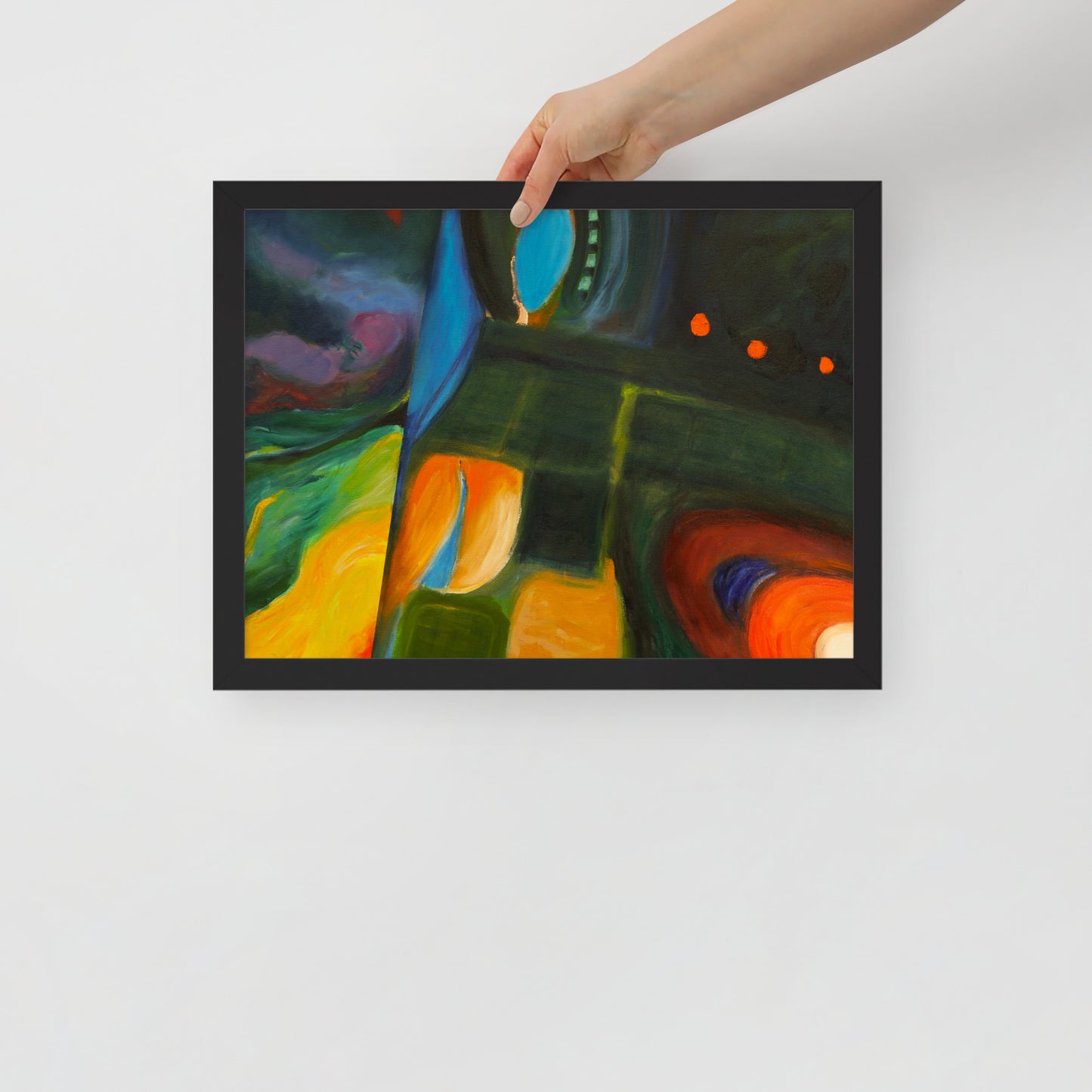 The World Behind - Framed Matte Paper Poster