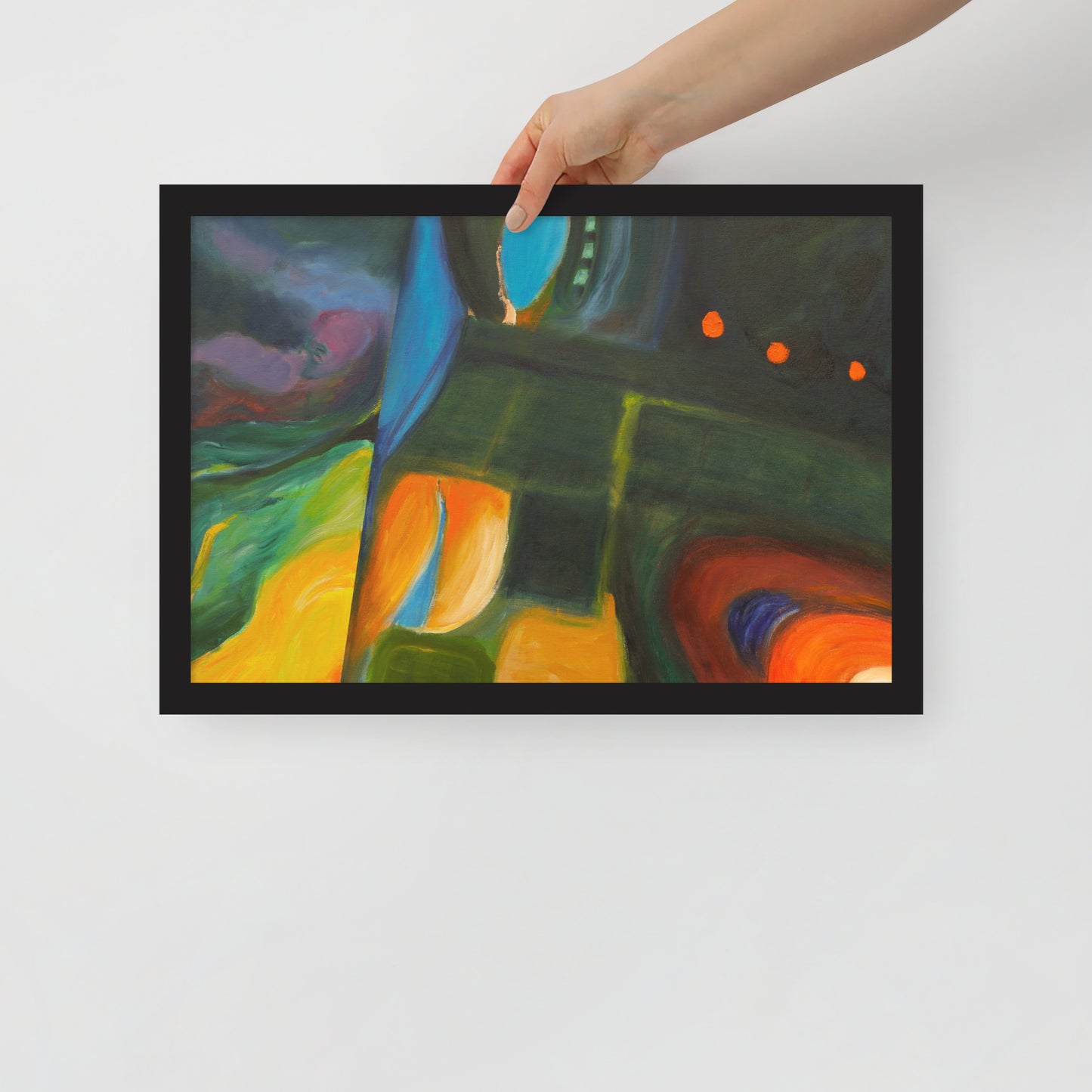 The World Behind - Framed Matte Paper Poster