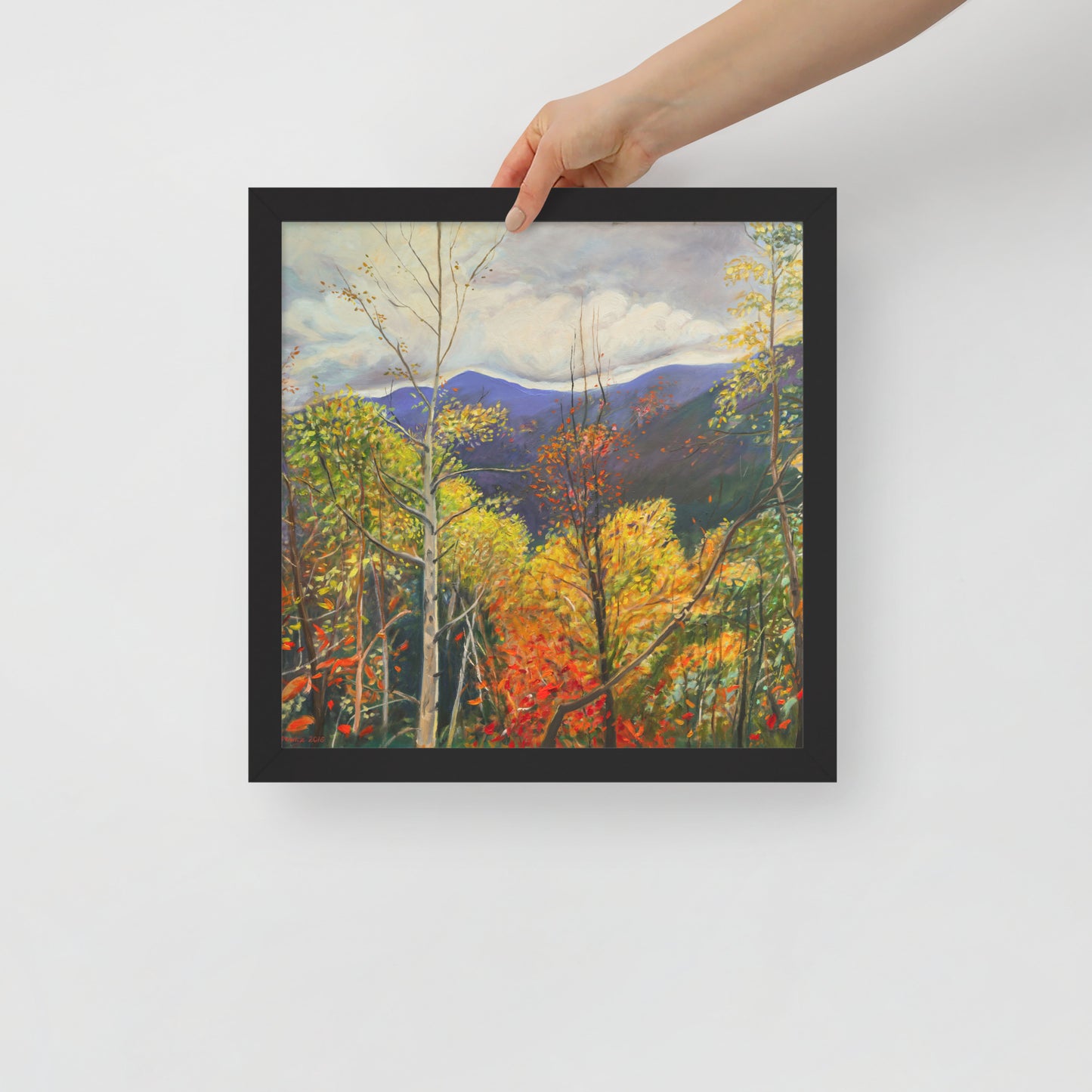 Fall in Adirondacks 3 - Framed Matte Paper Poster