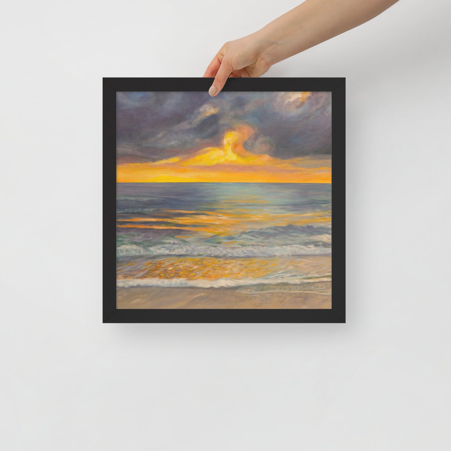 Sunset in Clearwater - Framed Matte Paper Poster
